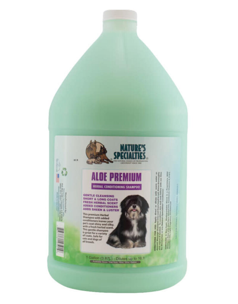 Nature's Specialties Nature's Specialties Aloe Premium Herbal Dog Conditioning Shampoo 1 Gallon