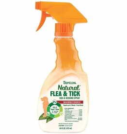 Tropiclean Natural Flea & Tick Pet & Bedding Spray Dogs 16oz