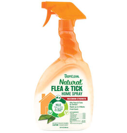Tropiclean TropiClean Natural Flea & Tick Home Spray For Dogs 32 oz Flea Spray for Home, Furniture & Carpet Kills up to 99% of Fleas, Ticks, Larvae, Eggs by Contact