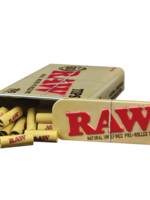 Raw RAW Pre-Rolled Tips 100 Tips per Tin