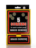 Pipe Screen Brass-5 Screens - #2466