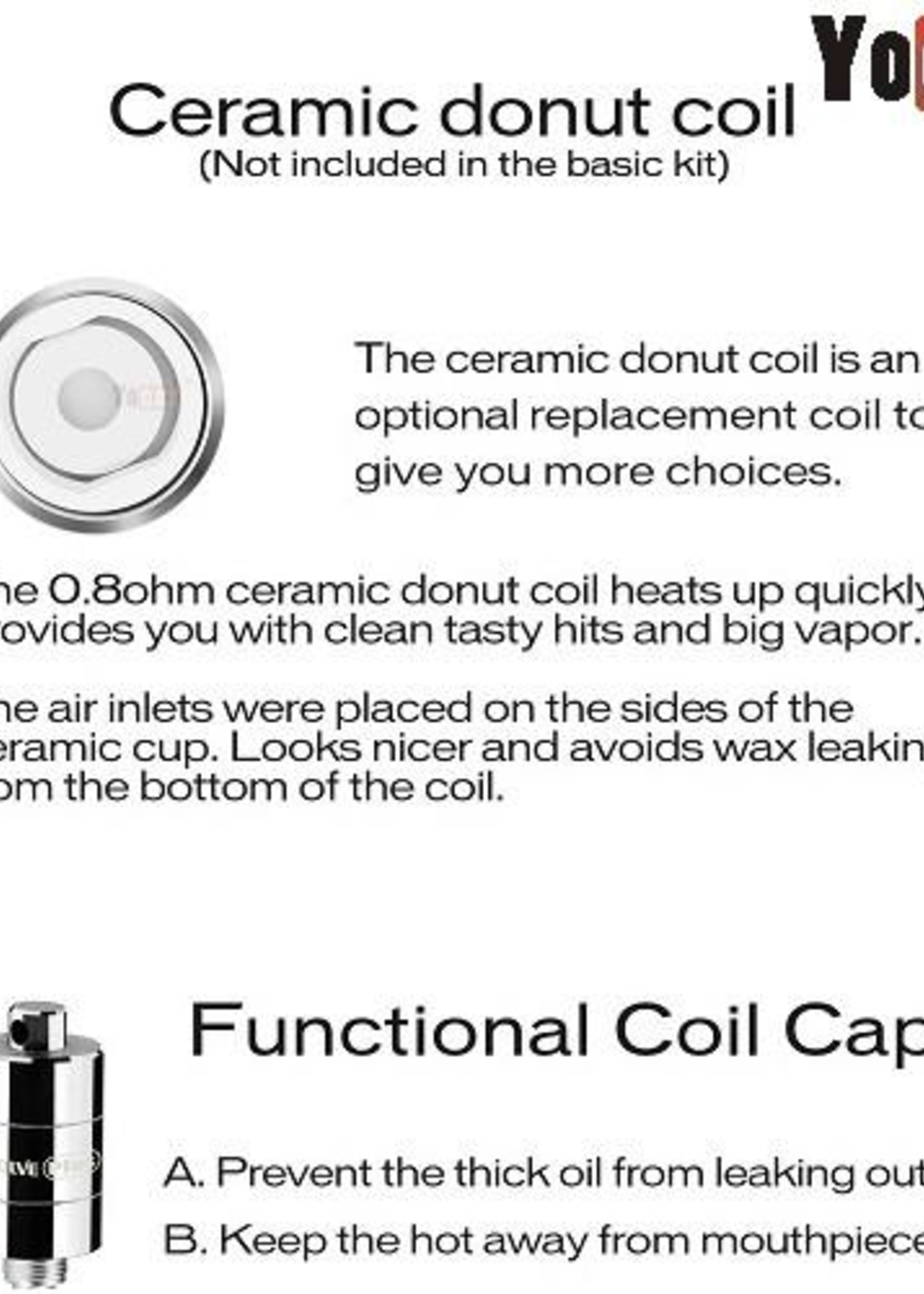 Yocan Yocan Evolve Plus Ceramic Coils - 5pk BOX