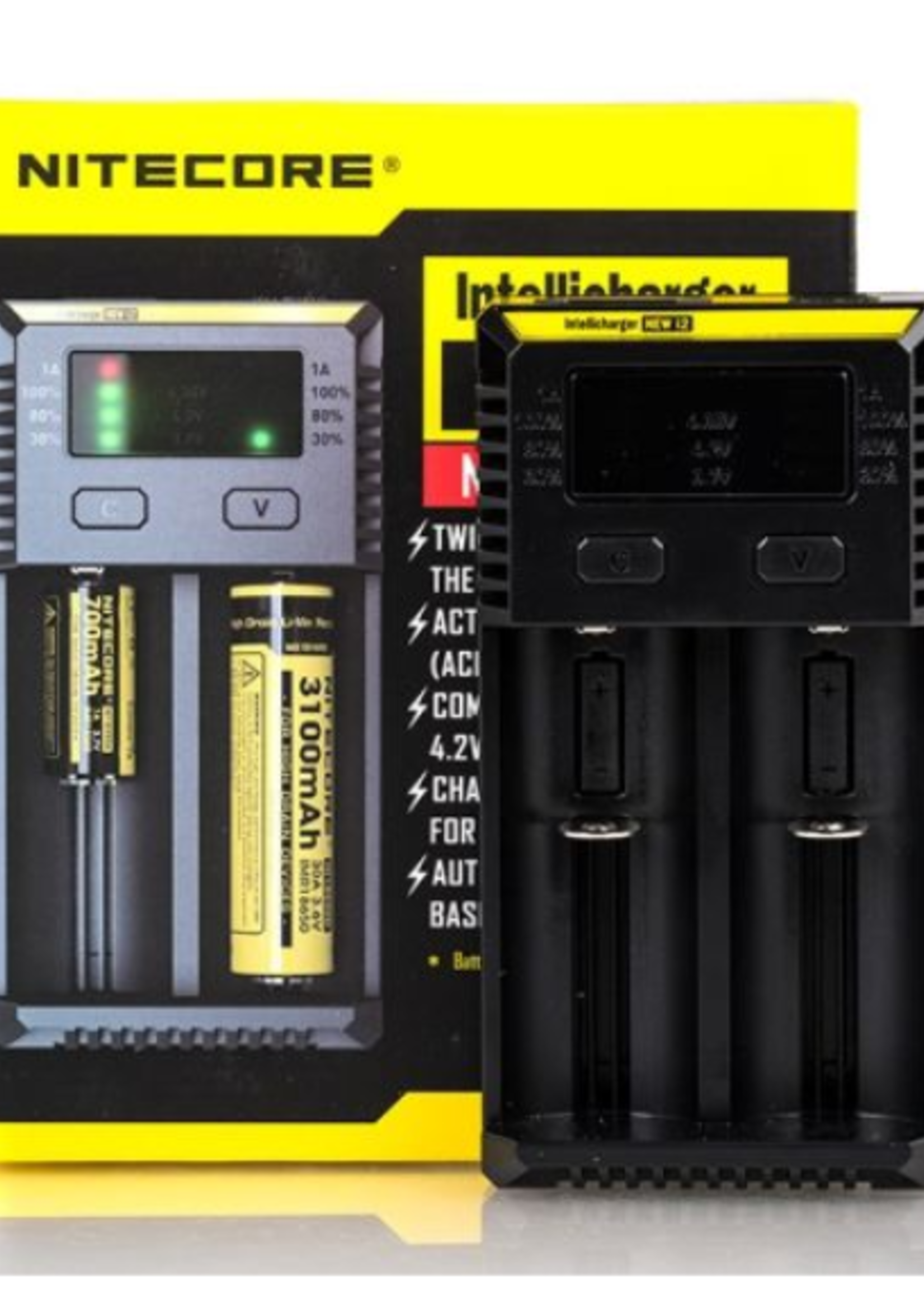 Nitecore Nitecore i2 Battery Charger Battery 2 Bay