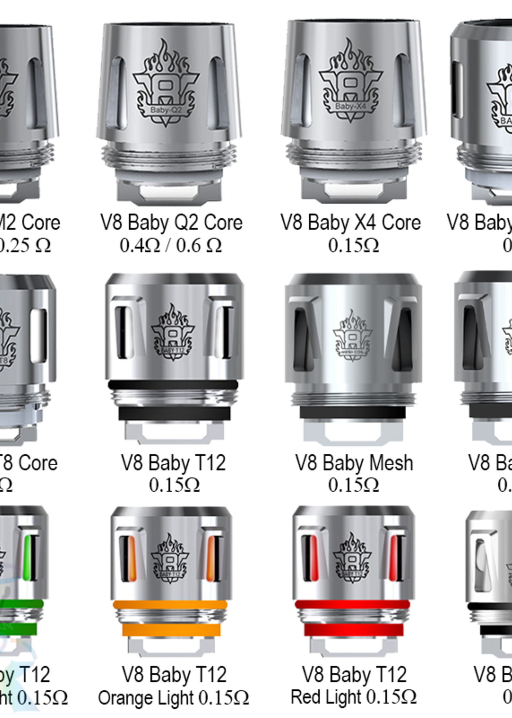 Smok Smok V8 Baby-Q4 0.4 Ohm - Single Coil