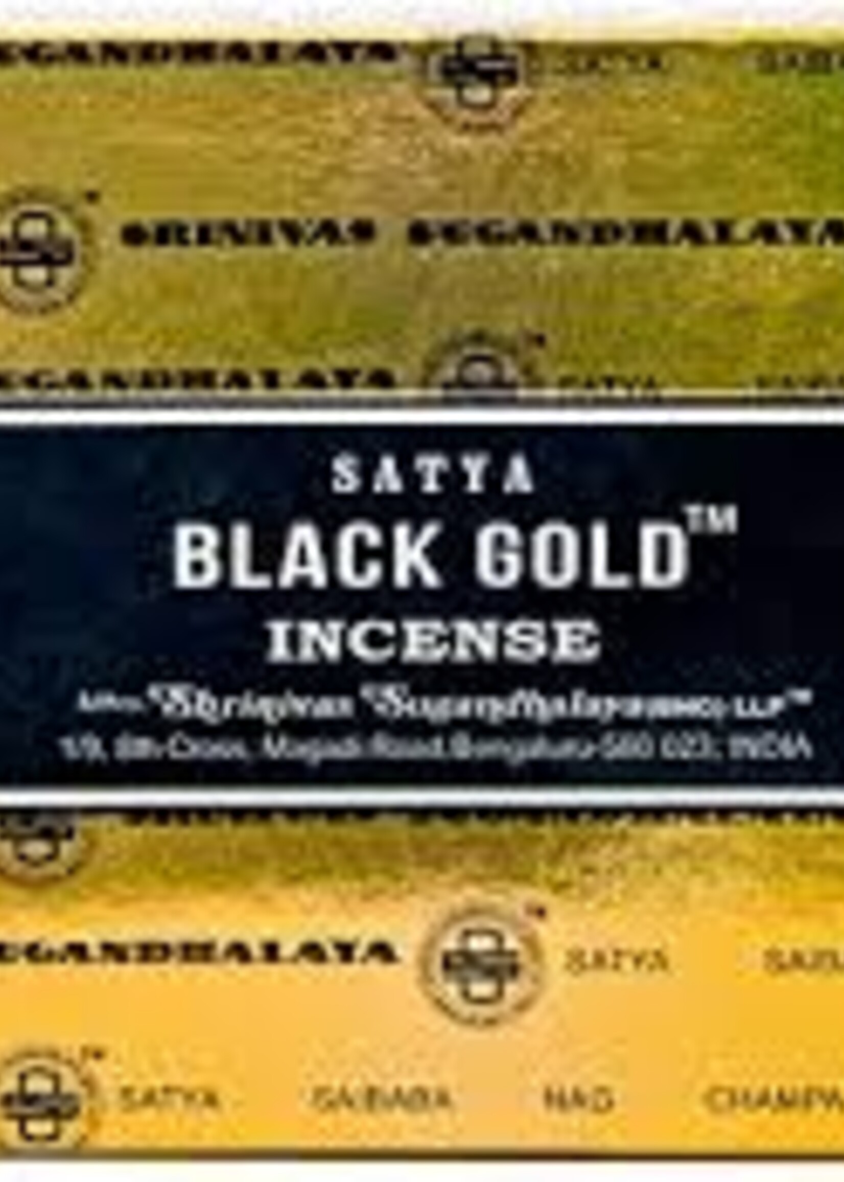 Satya Satya Black Gold Incense