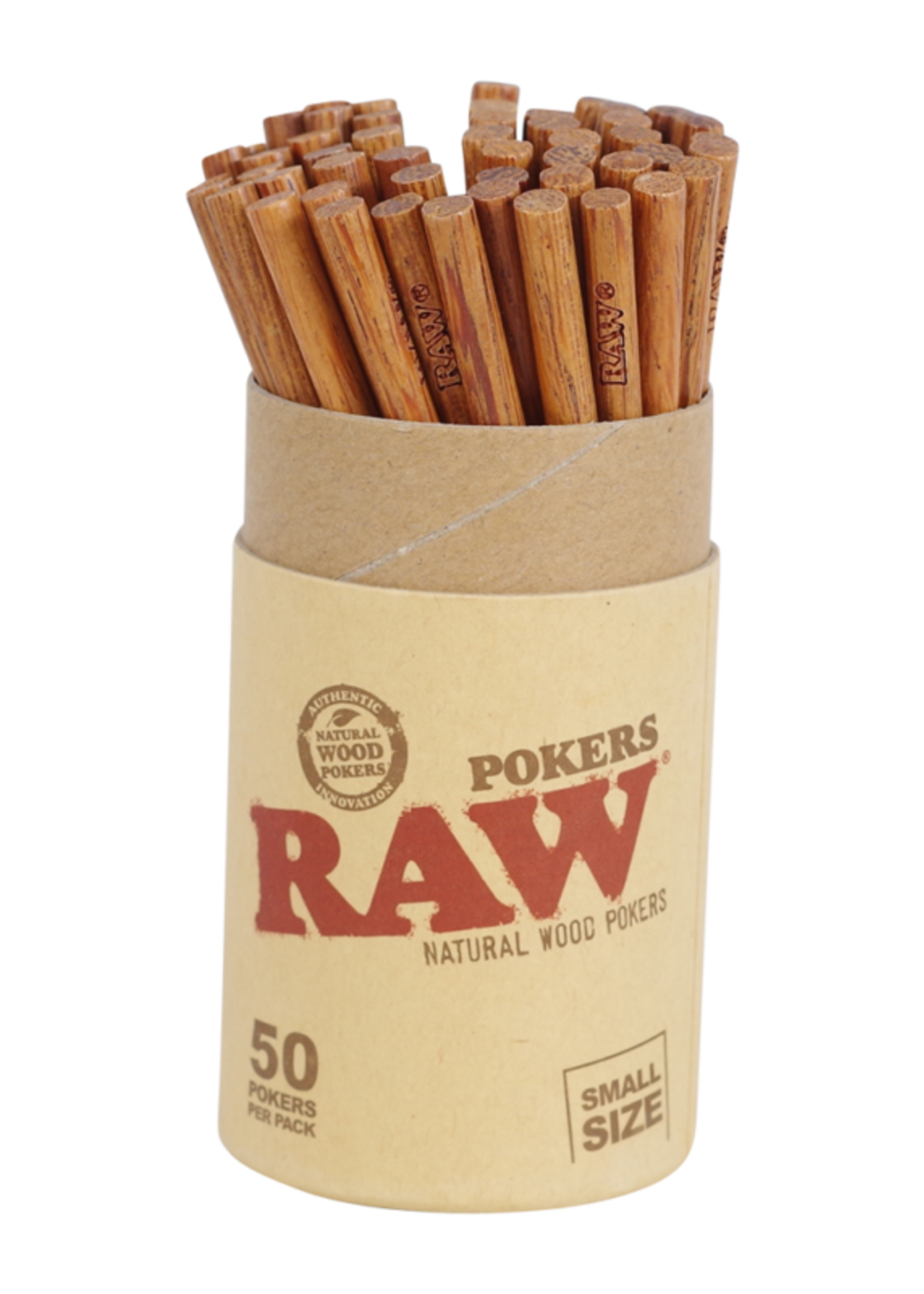 Raw Raw Wooden Pokers - Small - #8385
