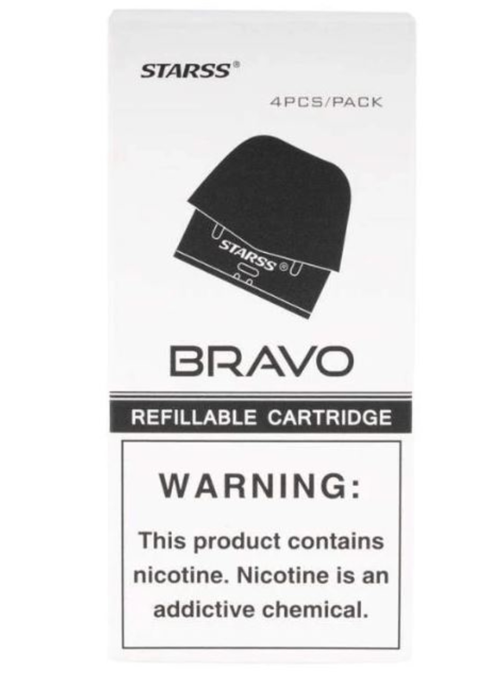 Starss Bravo 2ml Refillable Pods 4pk