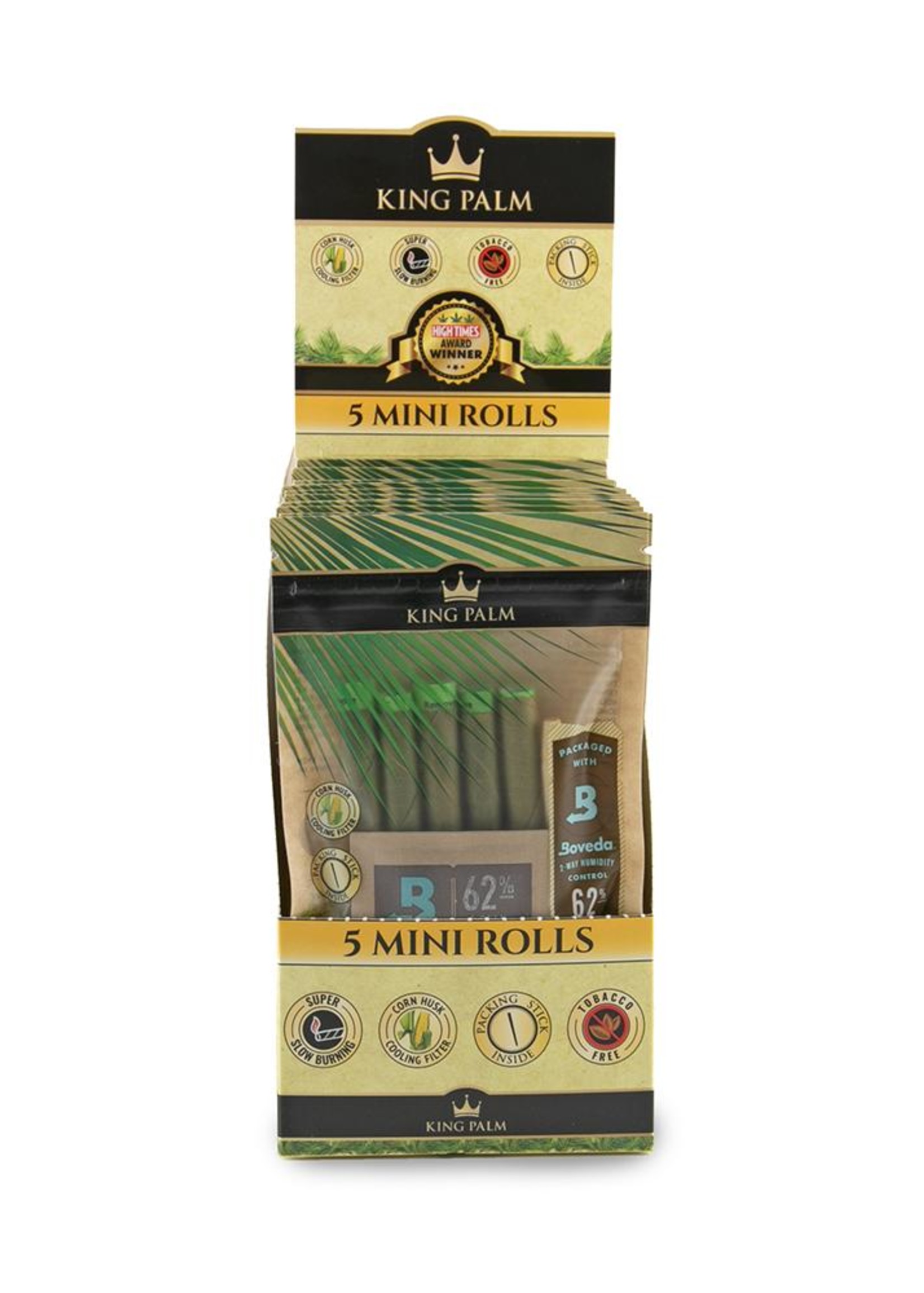 King Palm King Palm Mini Size 5pk w/ Boveda