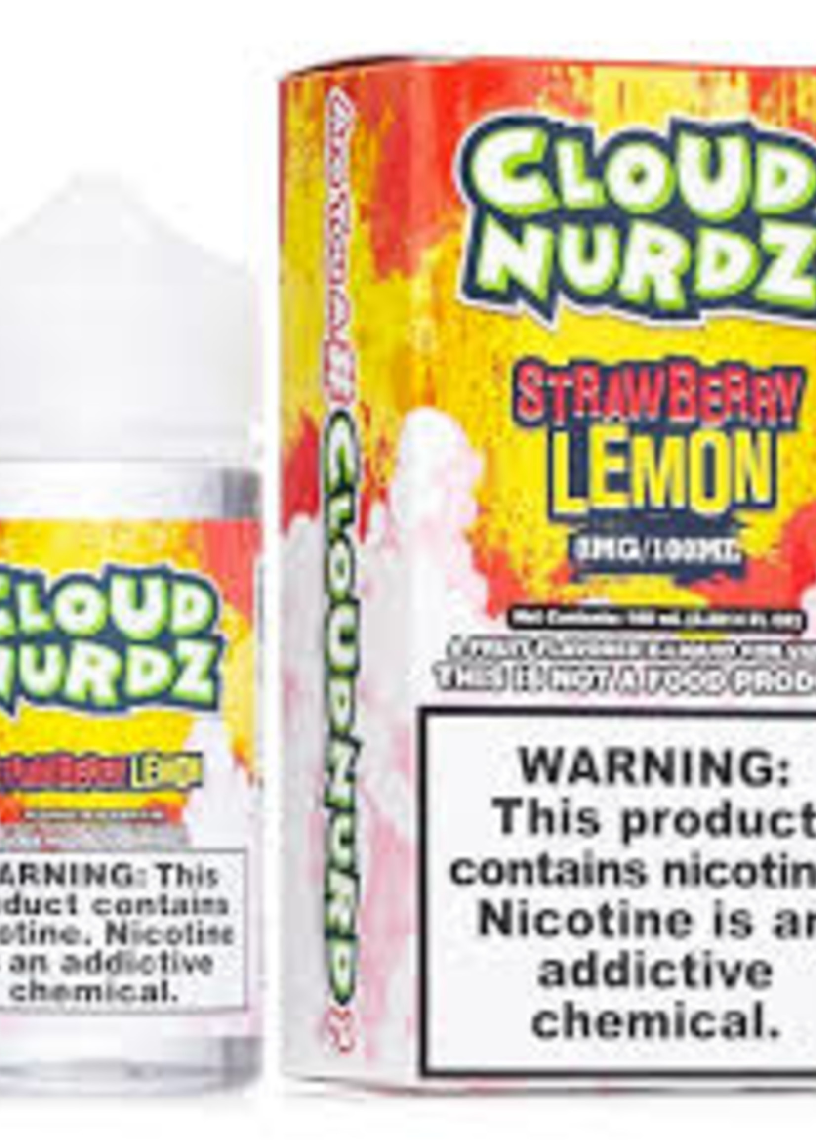CLOUD NURDZ 100ml - Strawberry Lemon - 6mg