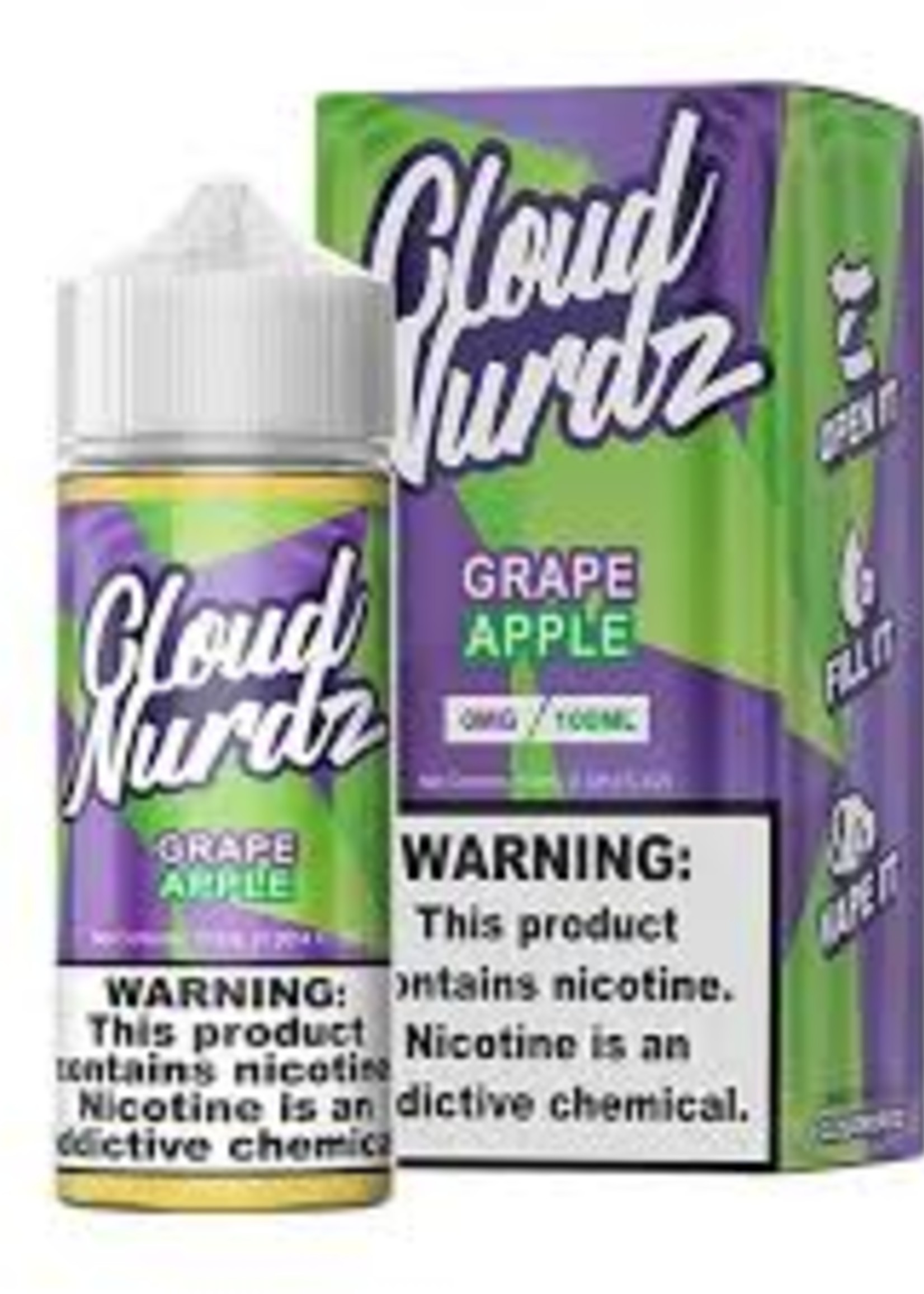 CLOUD NURDZ 100ml - Grape Apple - 3mg