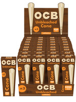 OCB OCB Unbleached Cones - King Size x 3