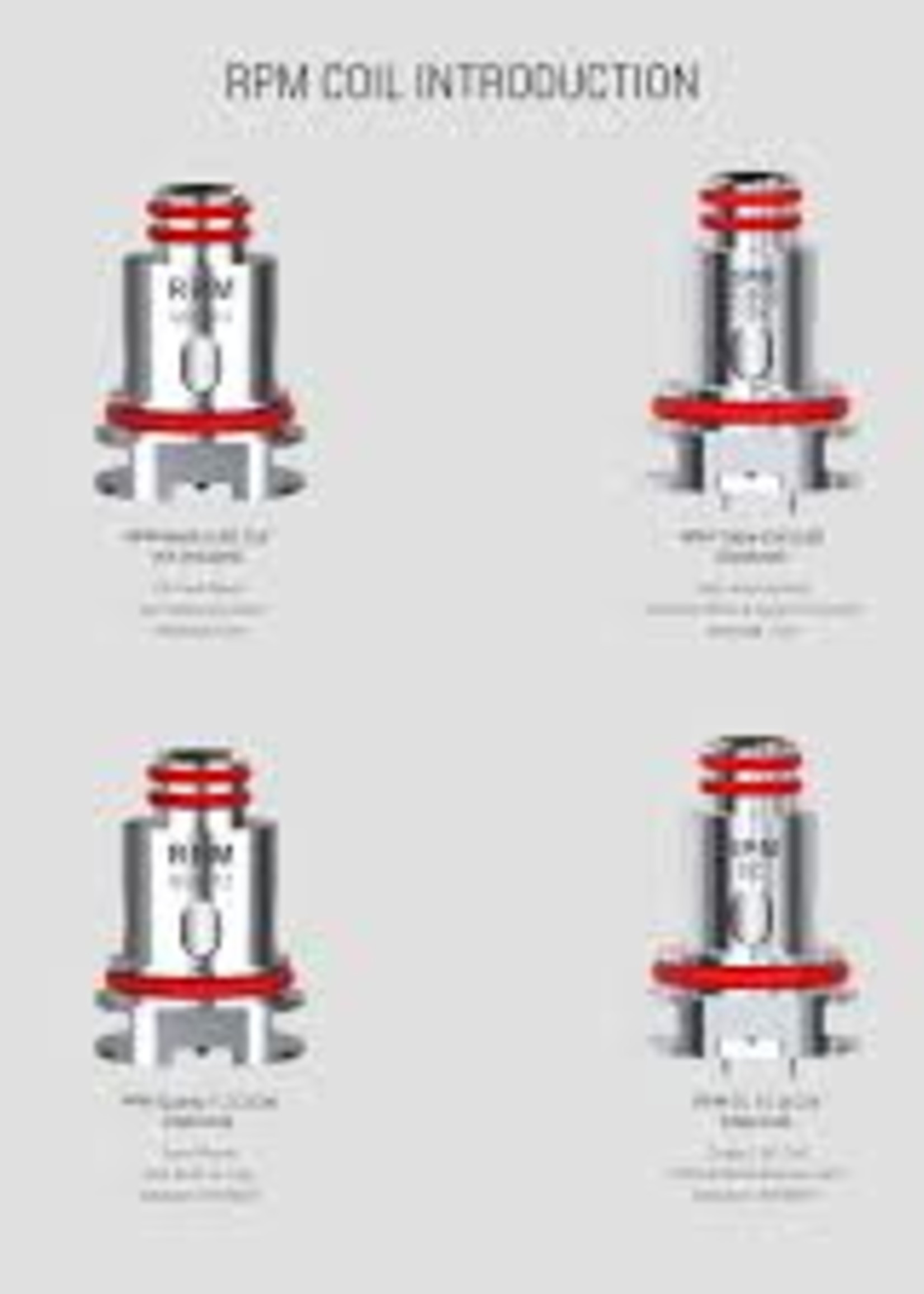 Smok SMOK RPM40 Coils - Quartz 1.2ohm 5PK BOX