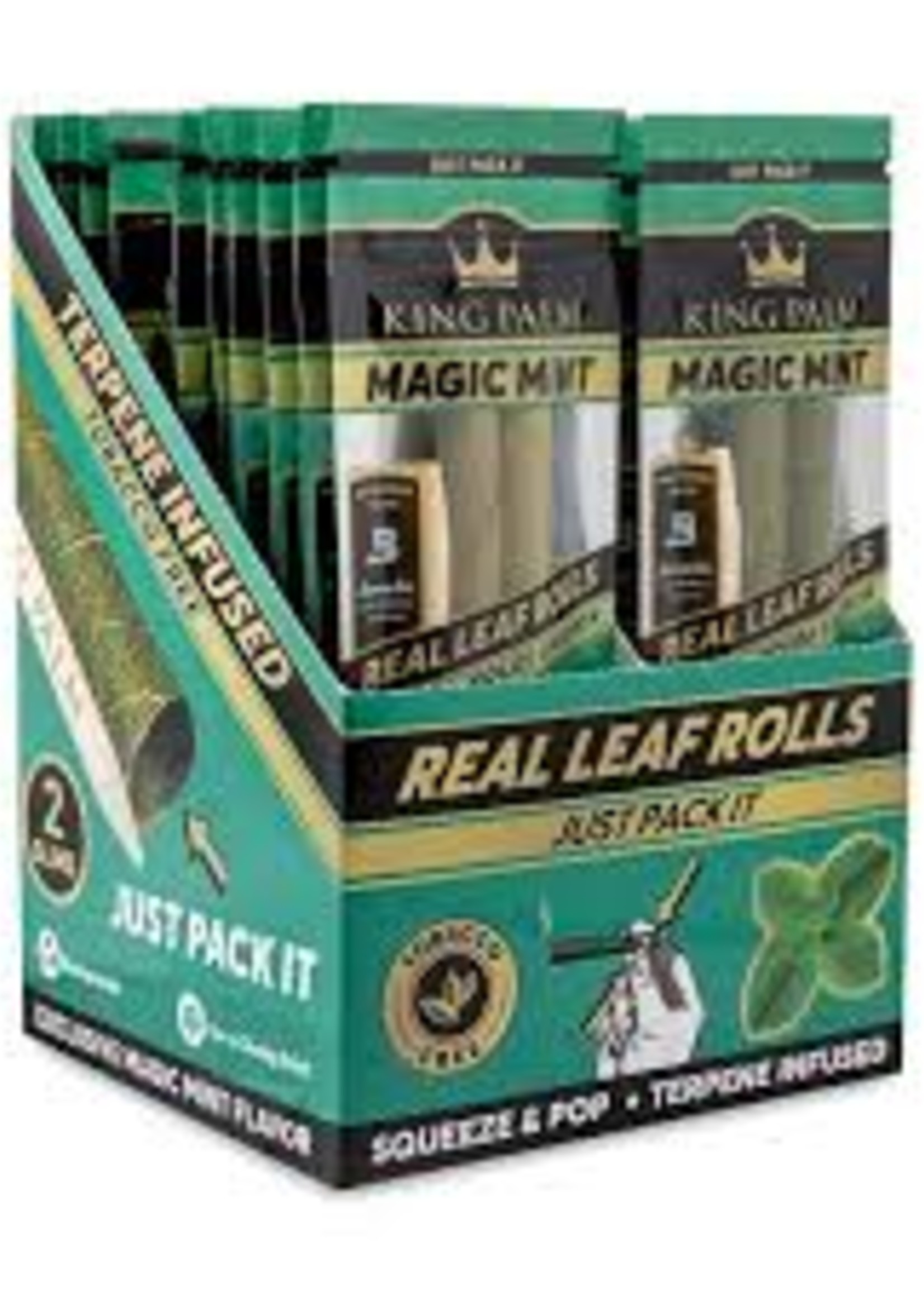 King Palm King Palm 2pk Mini Size Flavored Wraps - Magic Mint