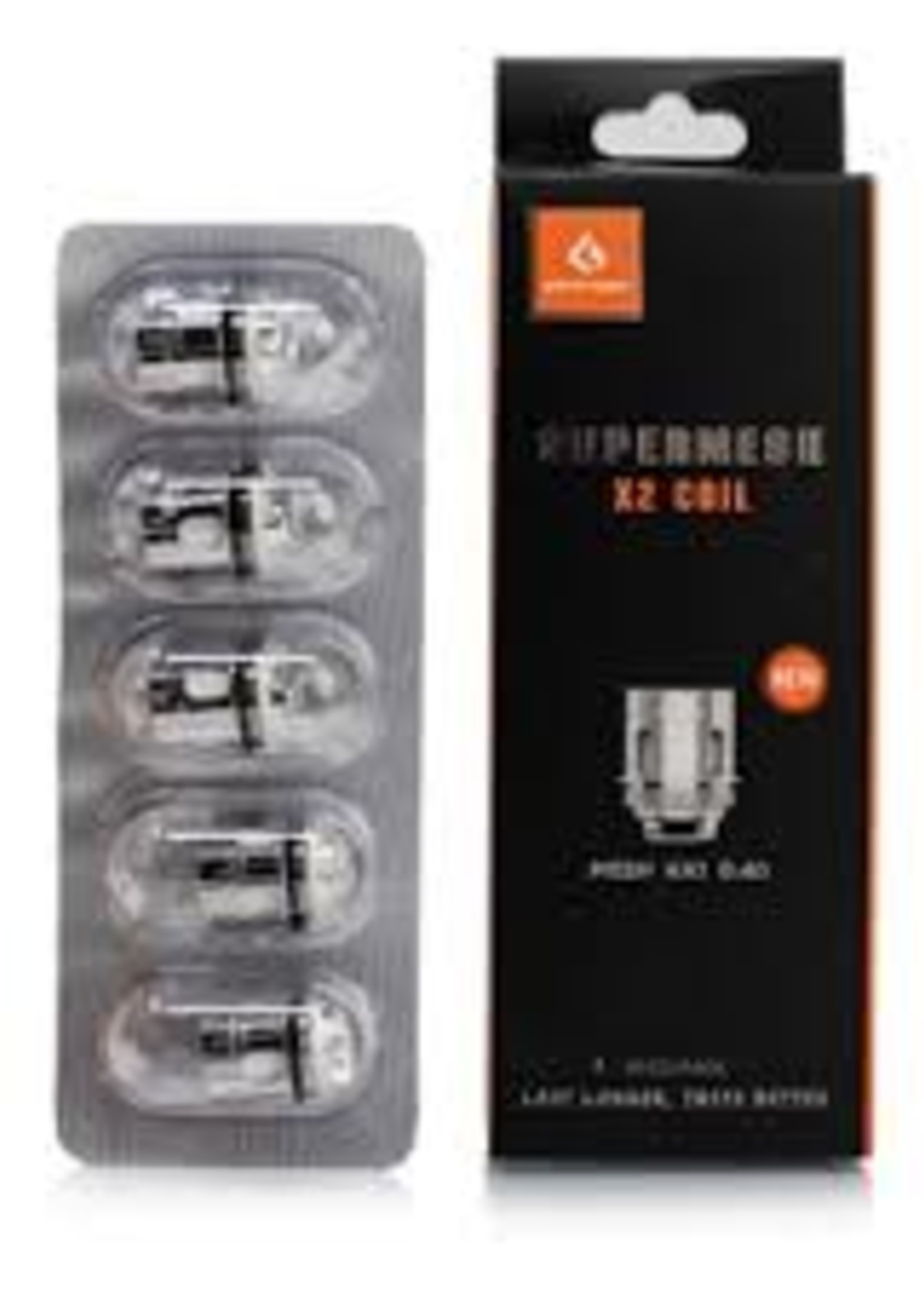 GeekVape GeekVape Supermesh Replacement Coils - X2 0.4ohm (50-60W) 5PK BOX