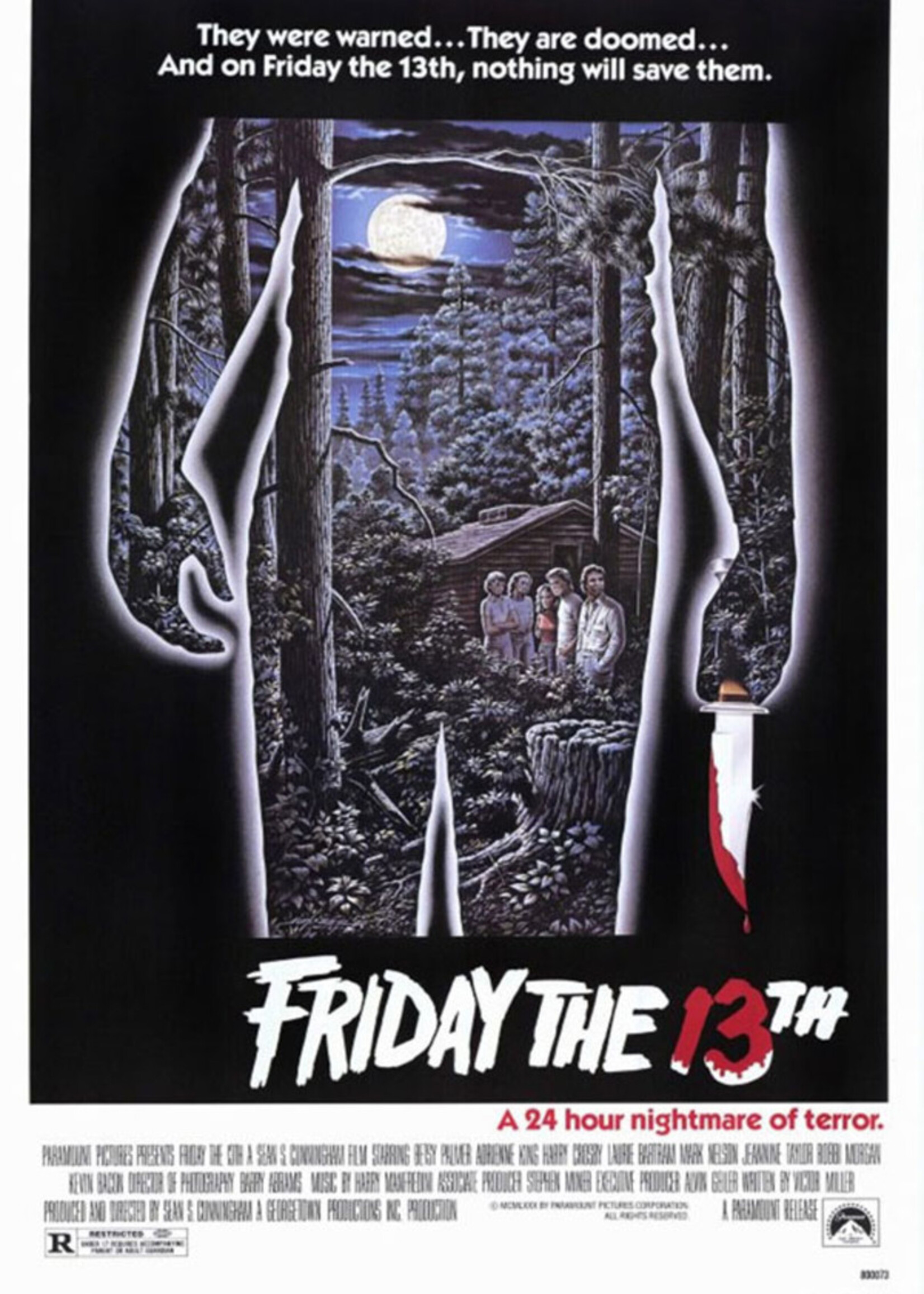 Friday The 13th Poster - 24"x36" - #9007
