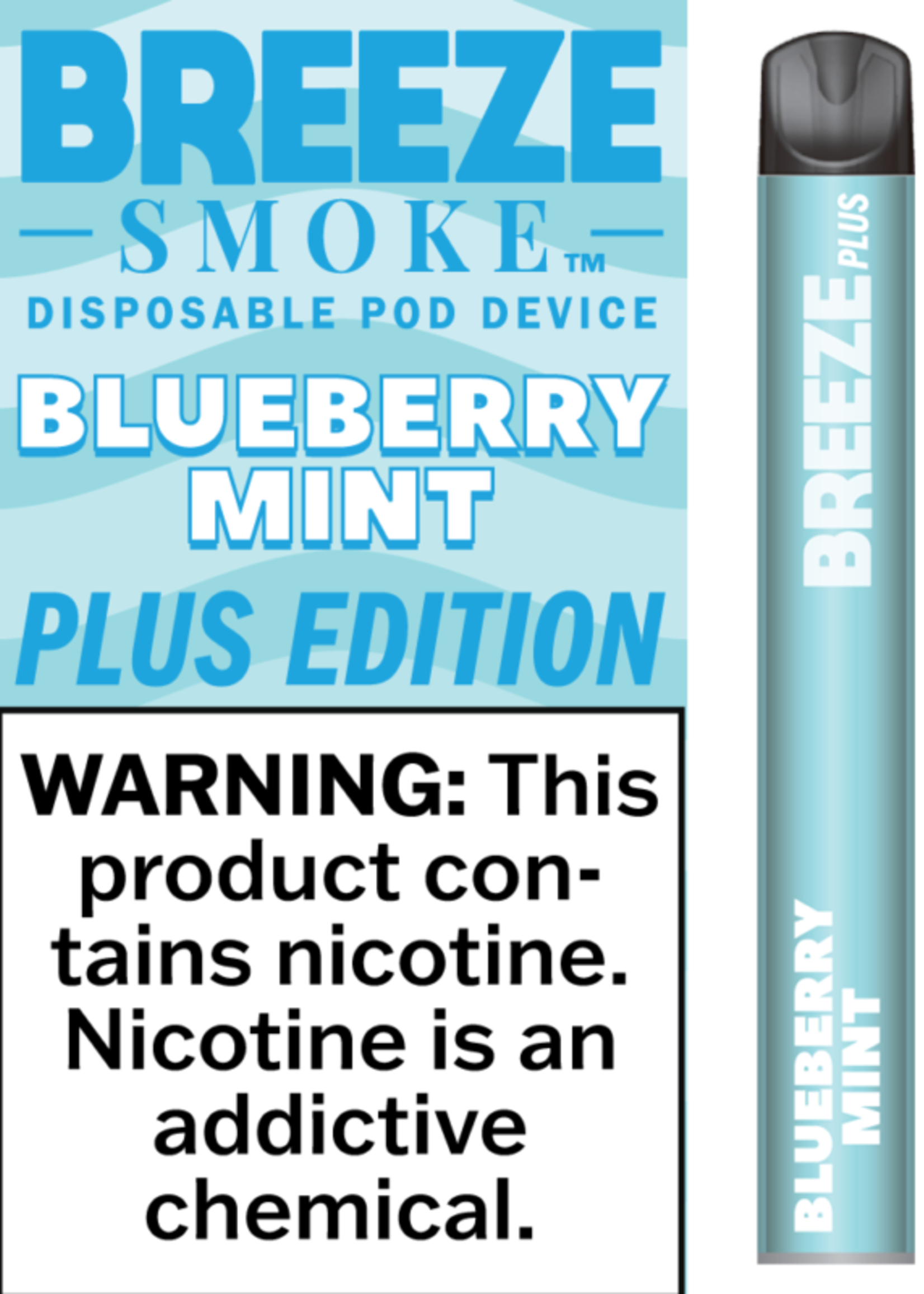 Breeze Breeze Plus Disposable - Blueberry Mint