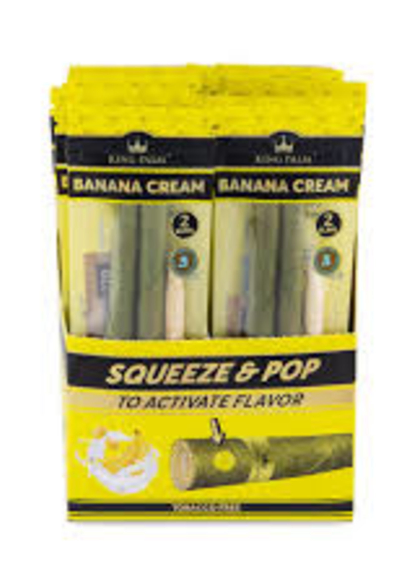 King Palm King Palm Mini - Banana Cream - 2pk