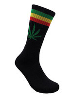 Leaf Republic Socks | Rasta Stripes