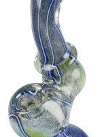 Lost Sea Path Frit Glass Bubbler | 4" #9683