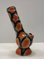 Native 9" Ceramic Designs Water Pipe - #9802