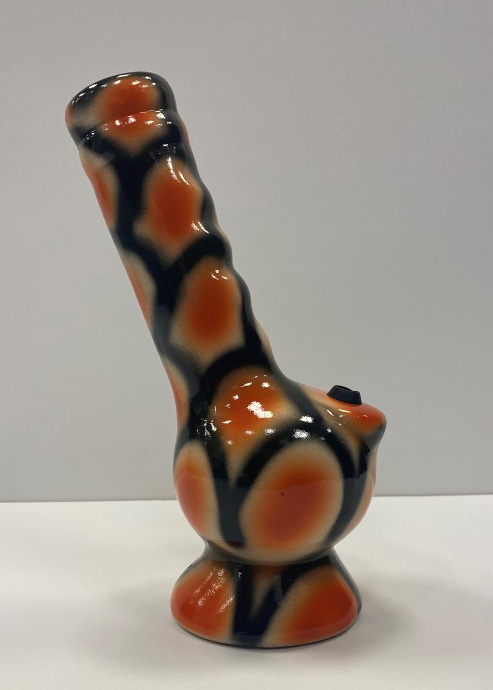 Native 9" Ceramic Designs Water Pipe - #9802
