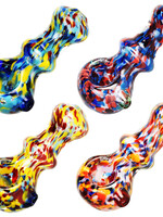 Pulsar Rainbow Blast Fancy Spoon Pipe | 3.25" | Colors Vary - #9926