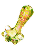 Unbranded Soap Bubble Inside Out Glass Hand Pipe - 4.5" - #9936