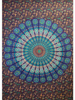 Unbranded Peacock Tapestry - 54"x86"