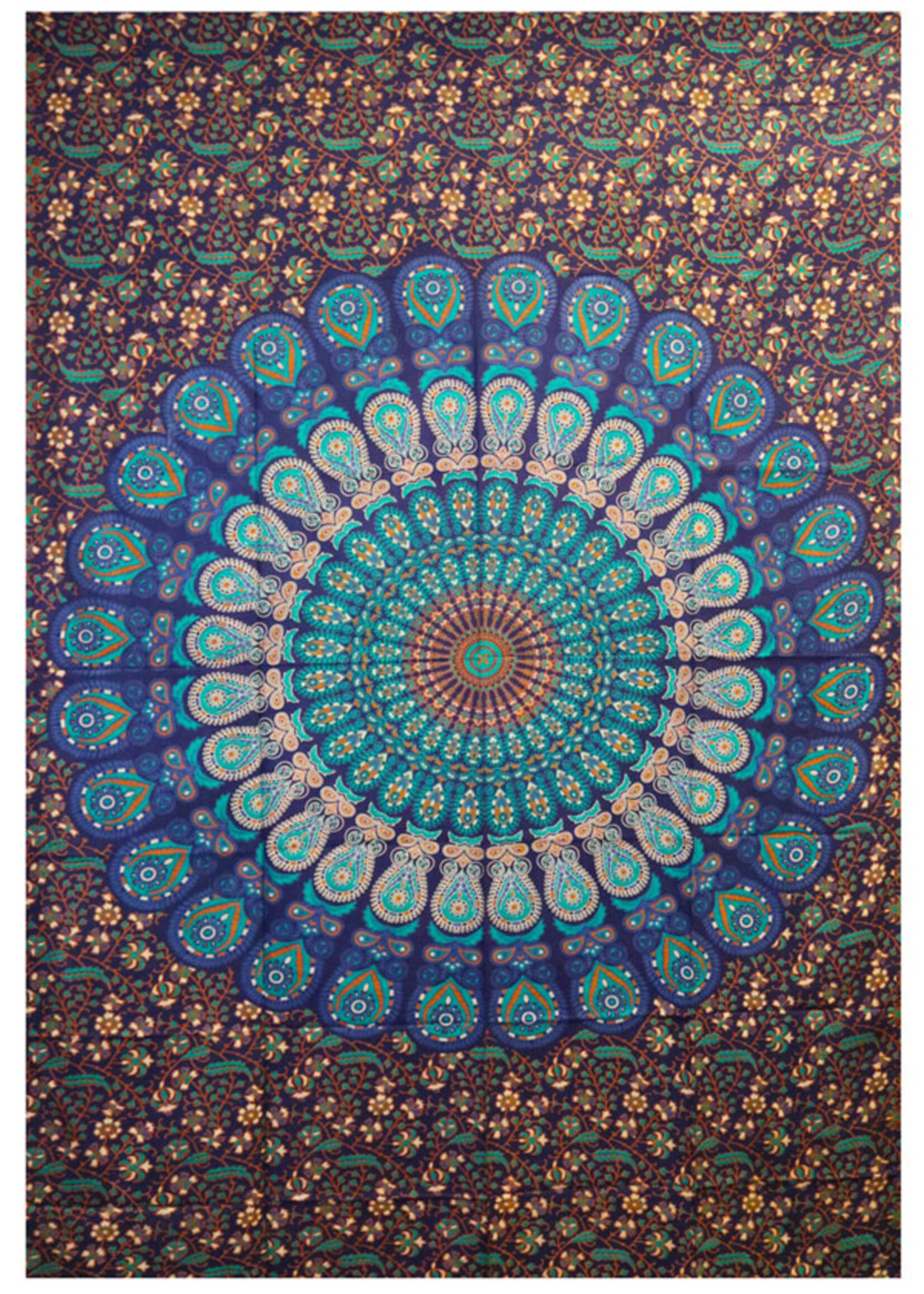 Unbranded Peacock Tapestry - 54"x86"