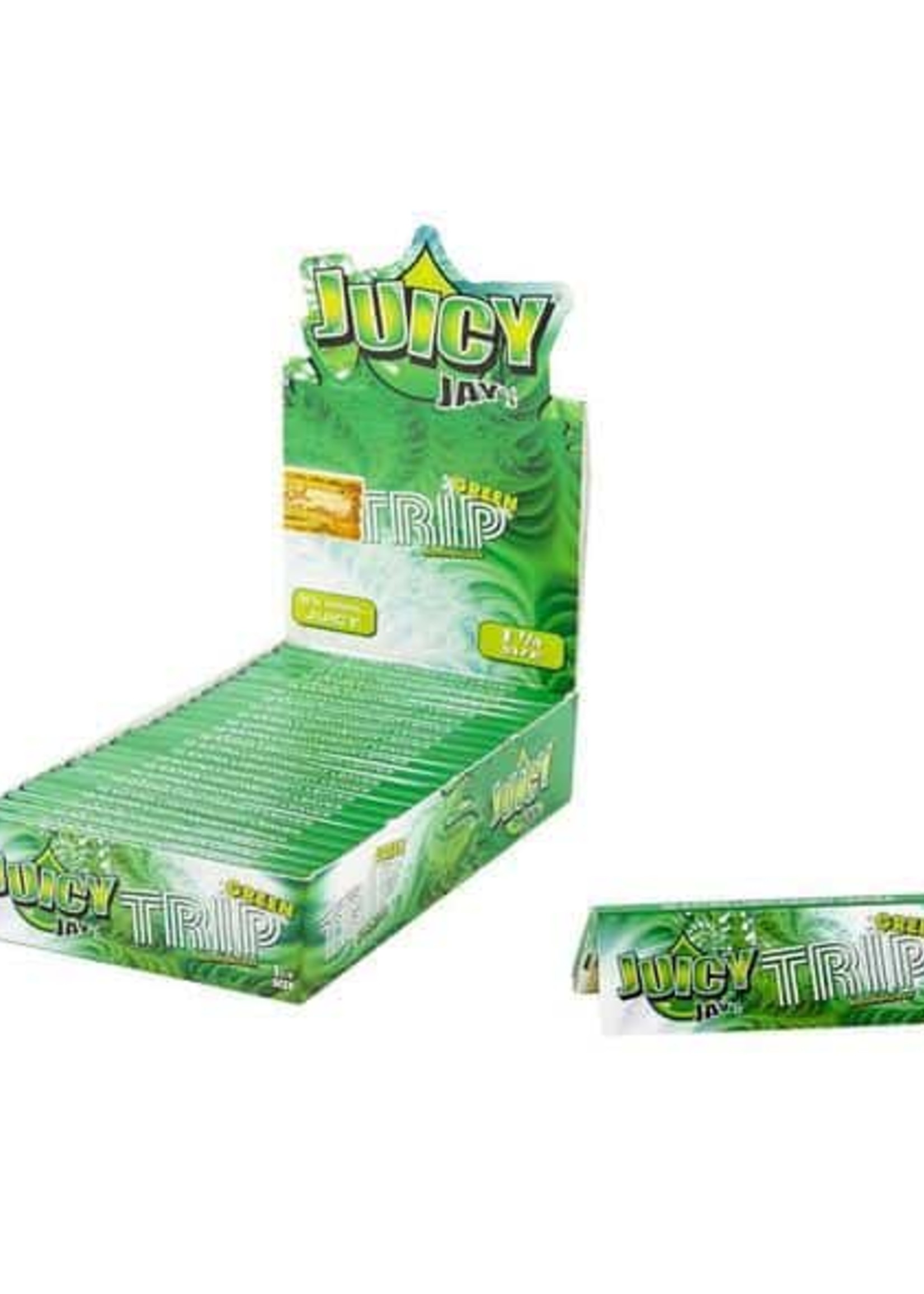 Juicy Jays Juicy Jays 1 1/4 Rolling Papers - Green Trip