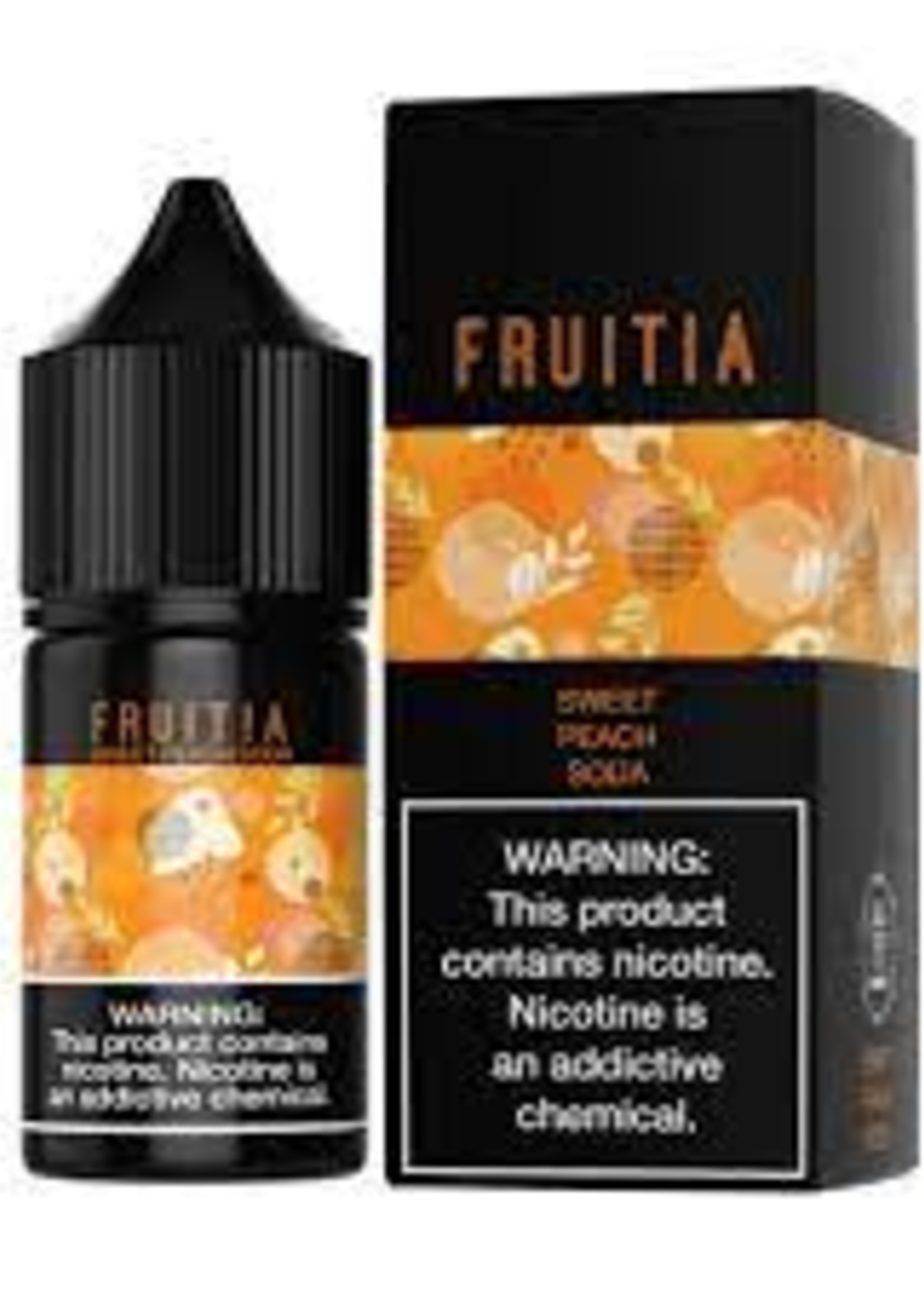 Fruitia Fruitia Salts - Sweet Peach Soda - 50mg 30mL