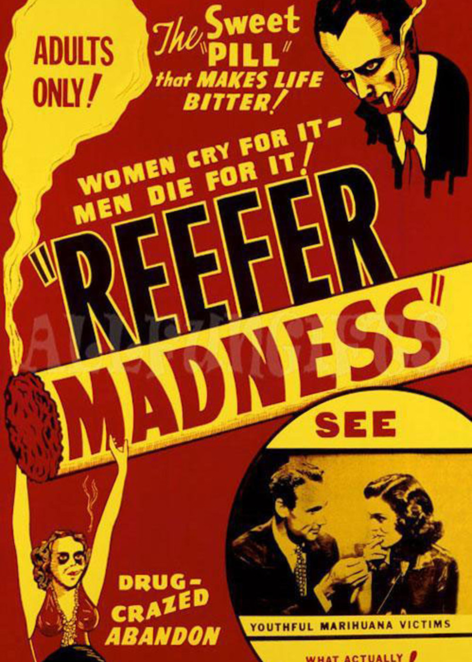 Unbranded 24"x36" "Reefer Madness" Poster