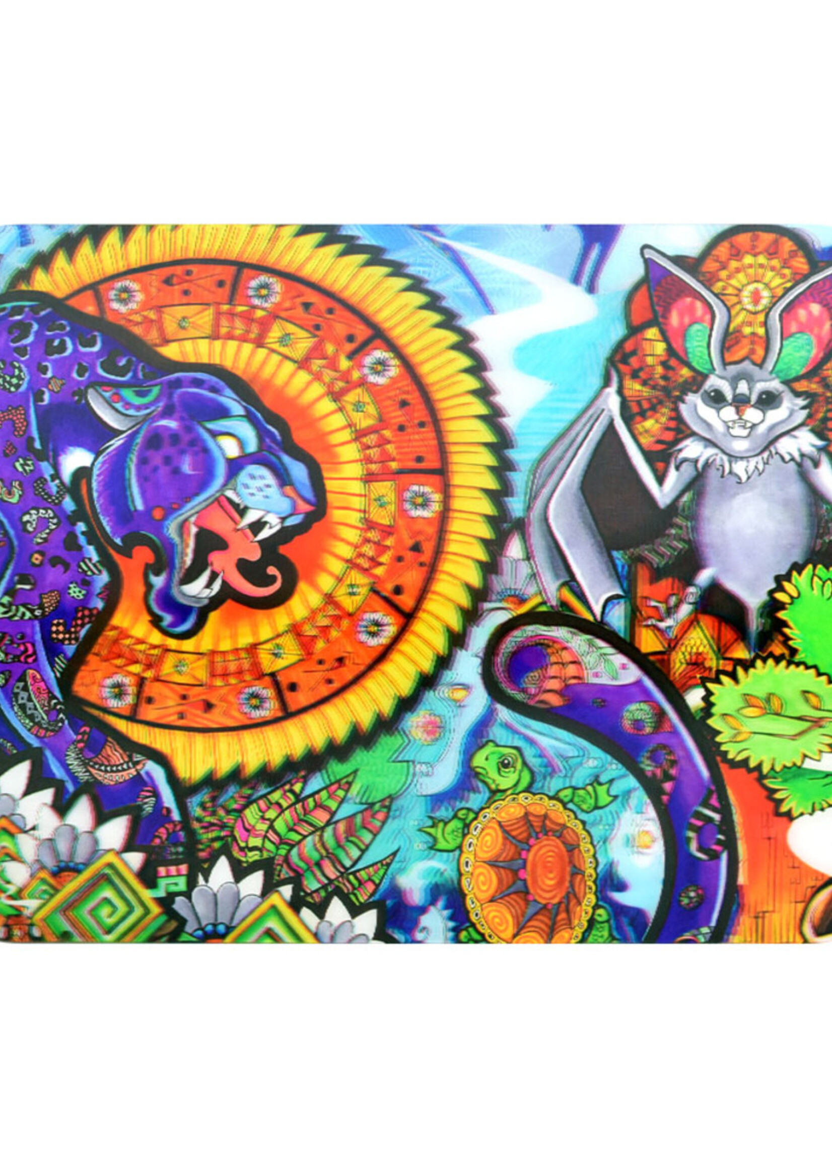 Pulsar Pulsar Magnetic 3D Tray Lid | 11"x7" | Psychedelic Jungle