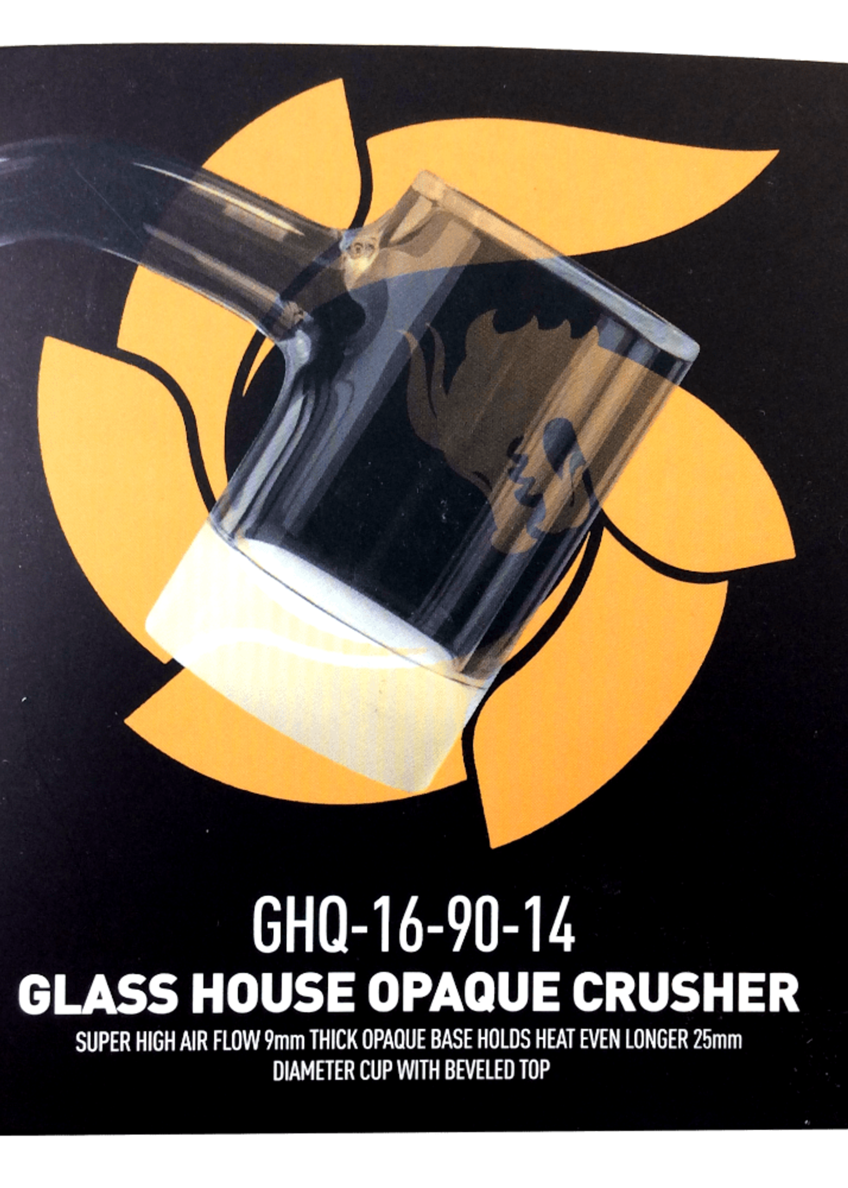 Glass House BANGER 14MM MALE OPAQUE CRUSHER GHQ-16-90-14 = #0288