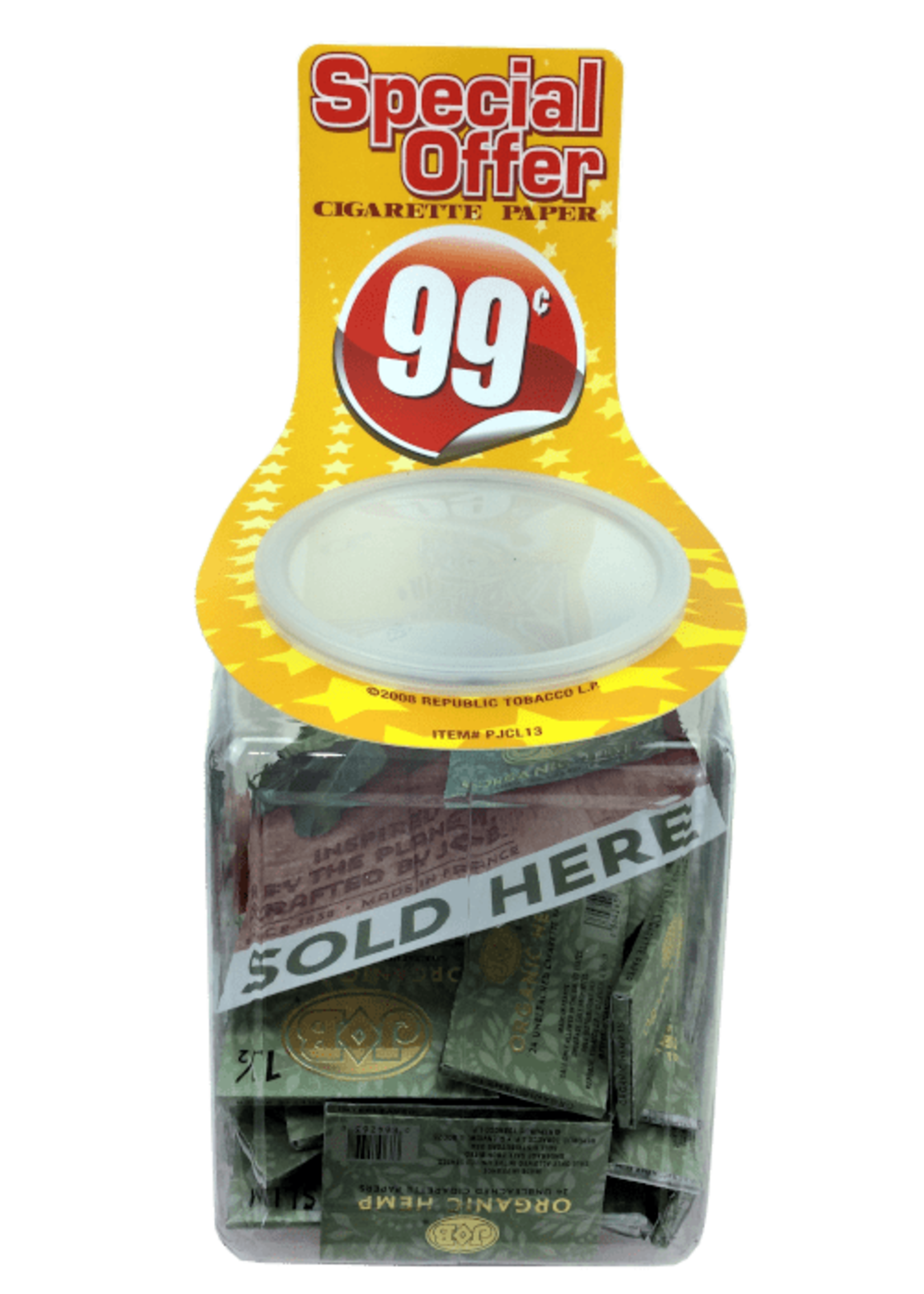 JOB JOB Organic Hemp Rolling Papers $0.99