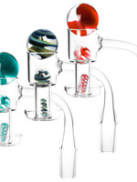Pulsar Pulsar Terp Slurper Twist Set w/ Banger | 4pc | 14mm M | Colors Vary - #0416