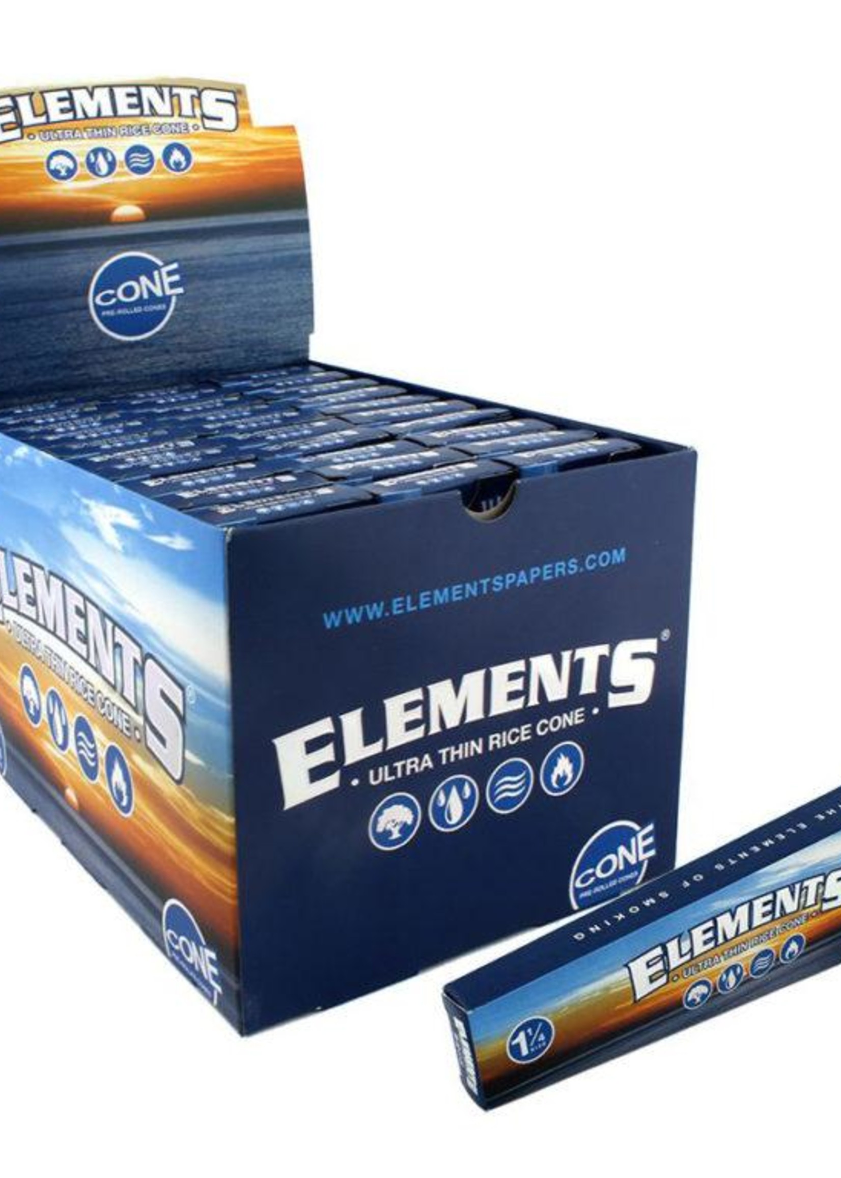 Elements Elements 1 1/4 Cones - 6pk