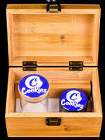 Cookies Bamboo Box / Jar / Grinder Medium Cookies Logo