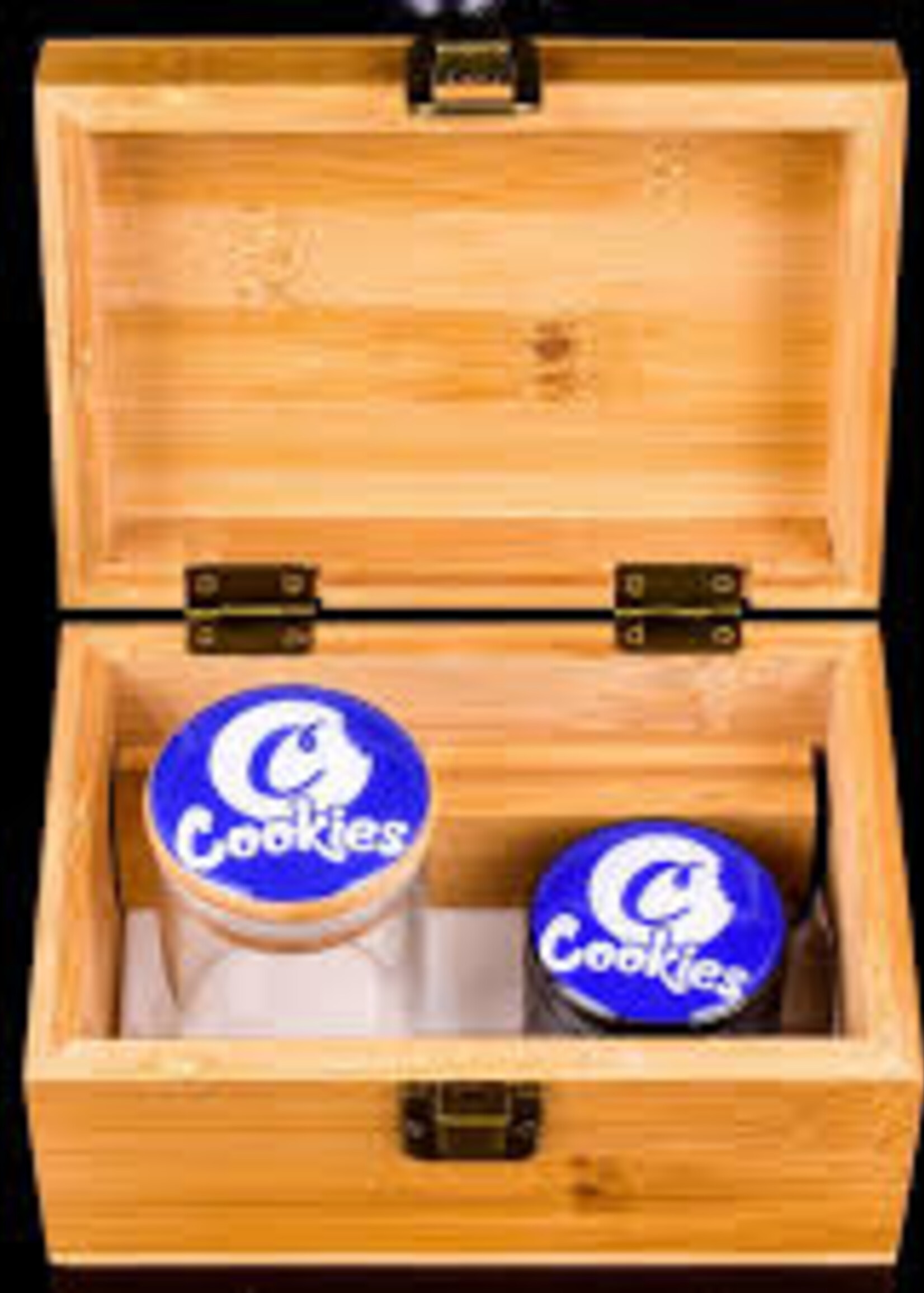 Cookies Bamboo Box / Jar / Grinder Medium Cookies Logo