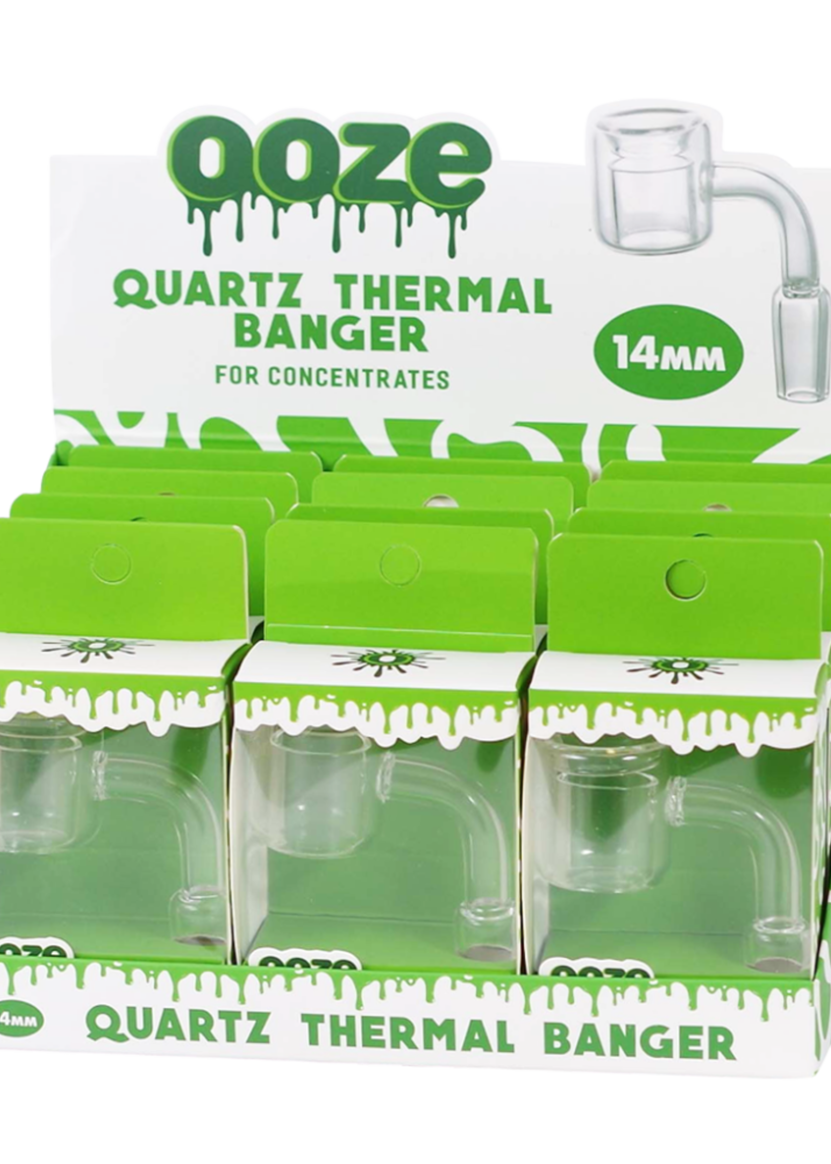 Ooze 14mm Ooze Quartz Thermal Banger 90 Degree - #0804