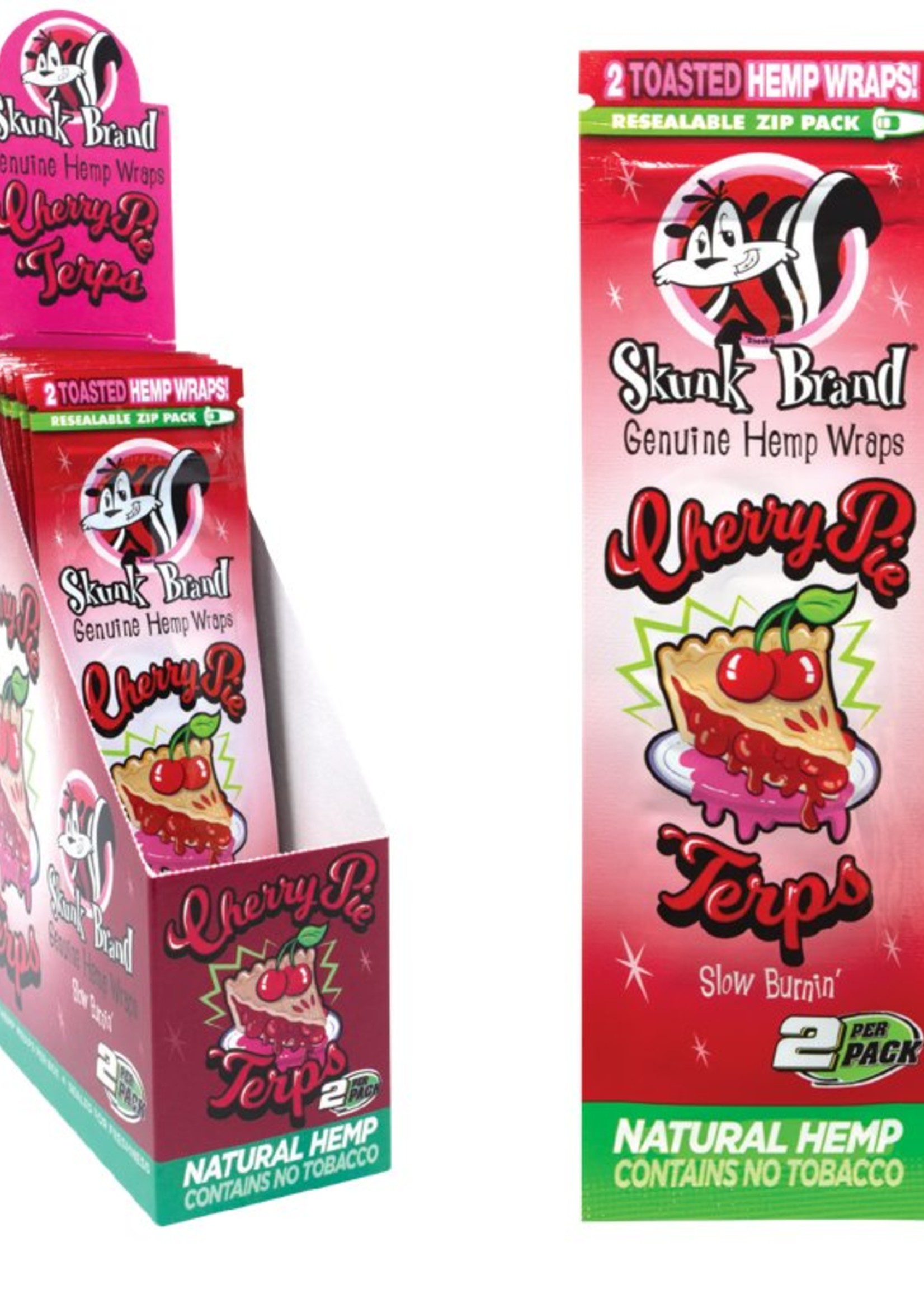 Skunk Brand Skunk Brand Hemp Wraps 2pk - Cherry Pie