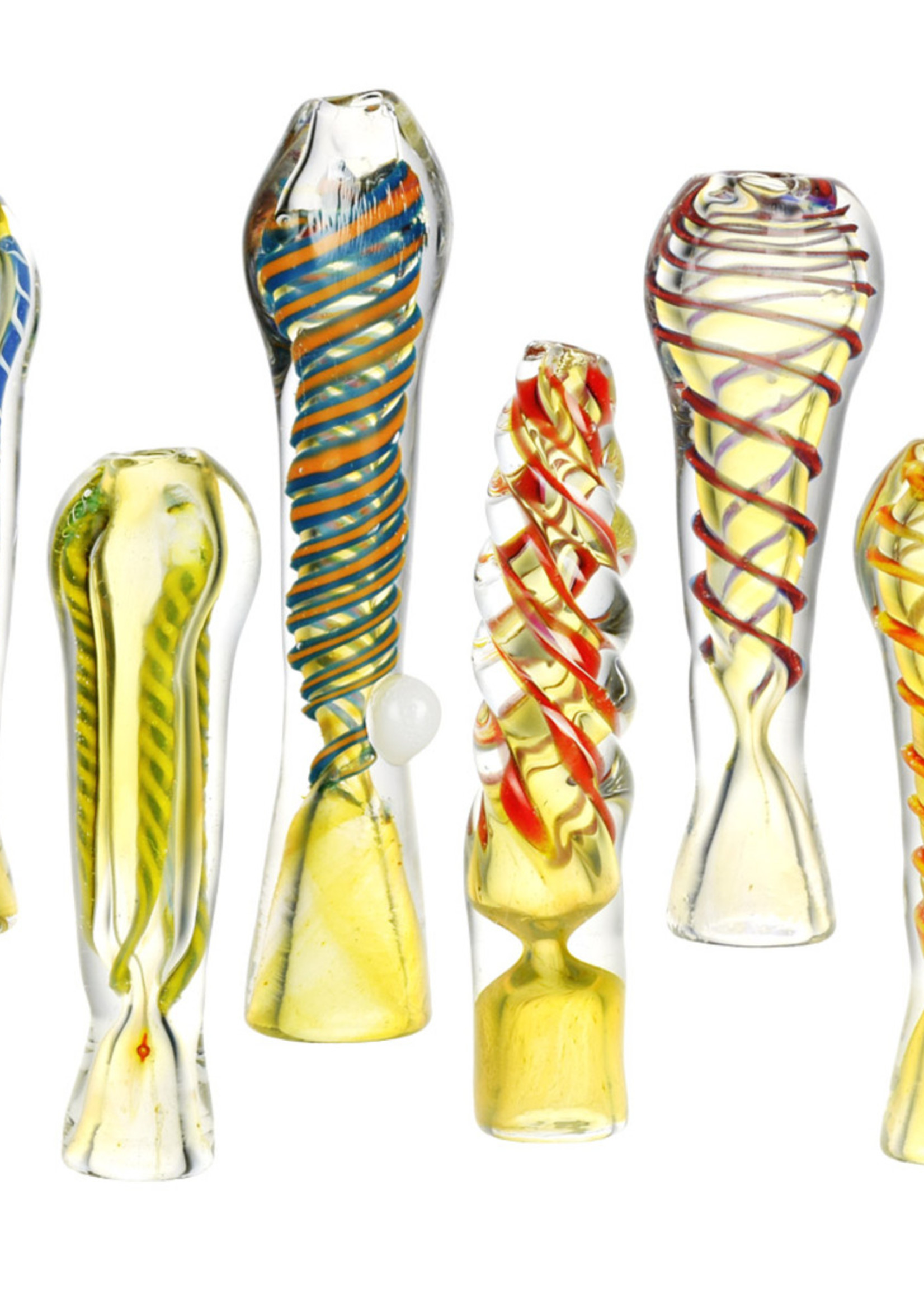 3"-4" Classic Glass Chillum Assorted Styles #1173