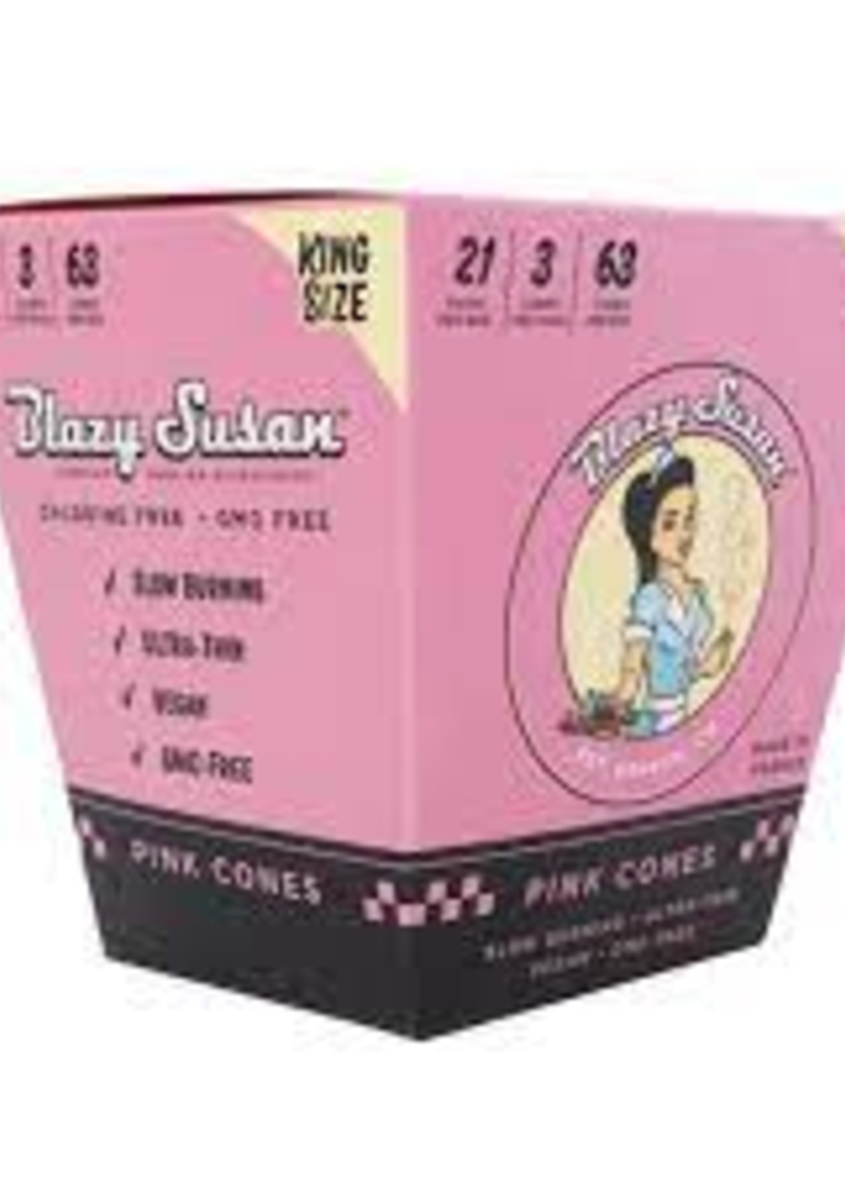 Blazy Susan King Size Pink Cones 3pk