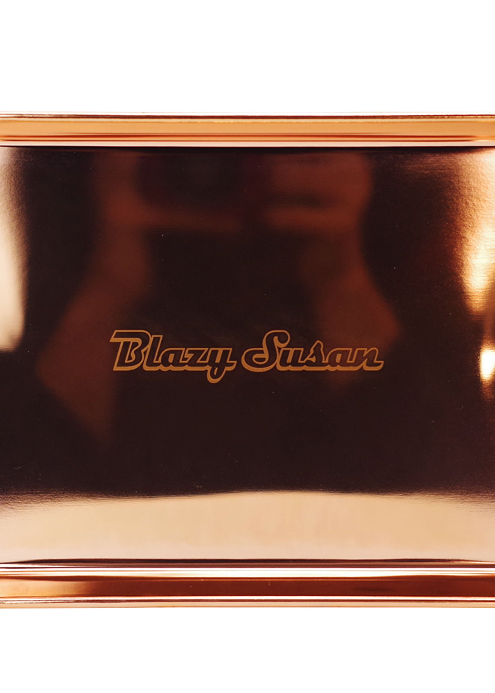 Blazy Susan Blazy Susan Metallic Metal Rolling Tray 1ct - #1243