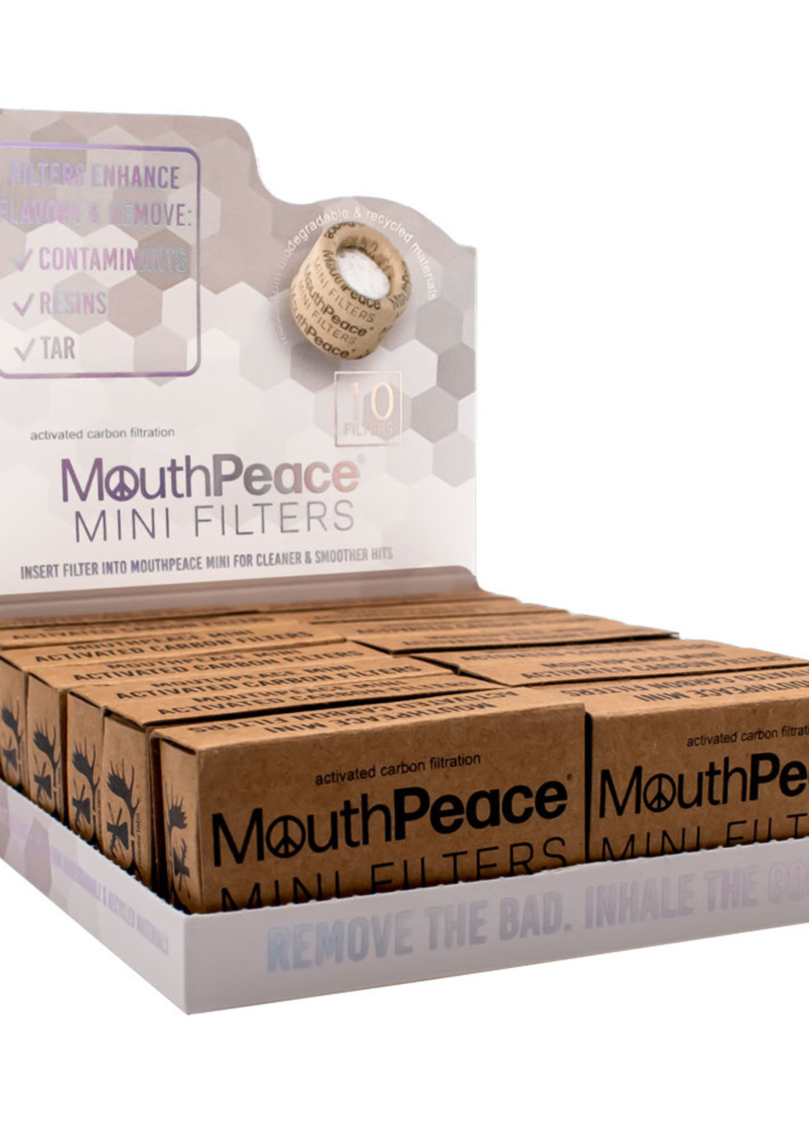 MouthPeace Mini Carbon Filters Refill | 10pk