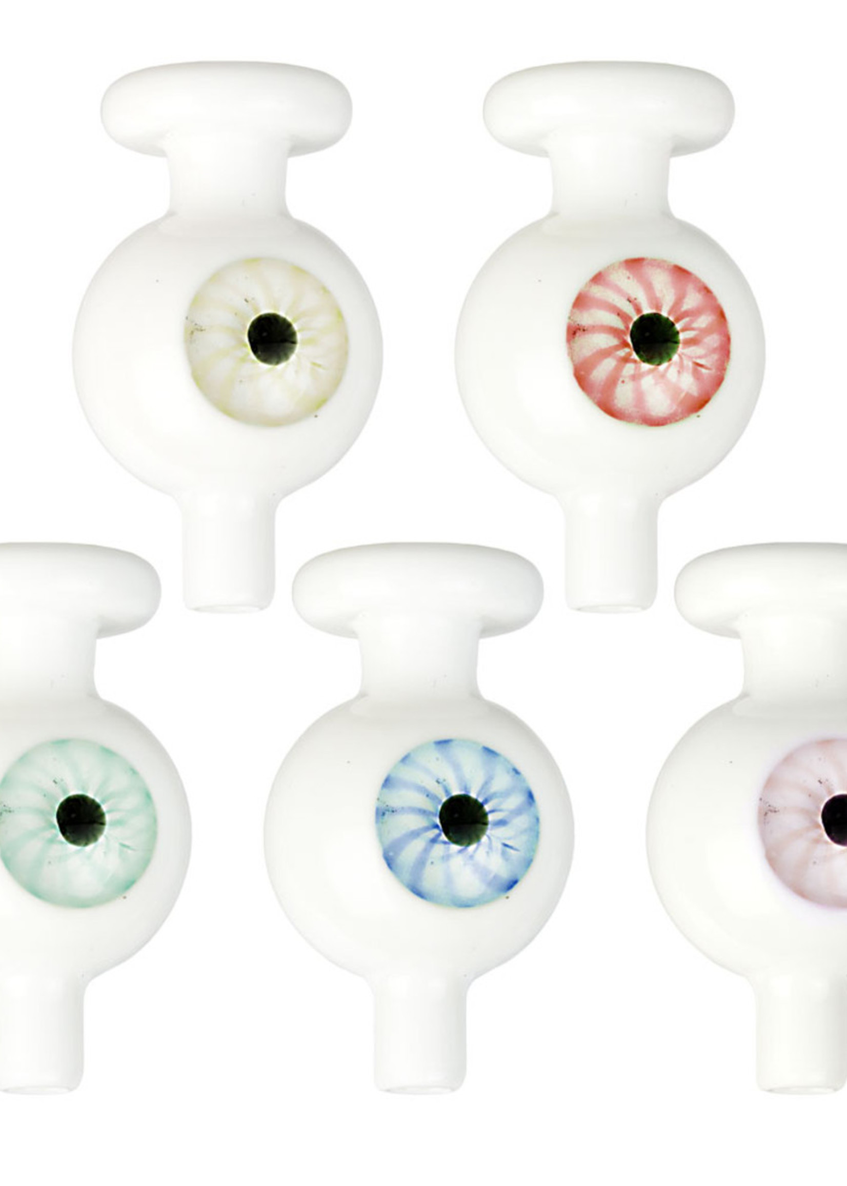 Eye Witness Glass Ball Carb Cap | 26mm | Assorted - #1297