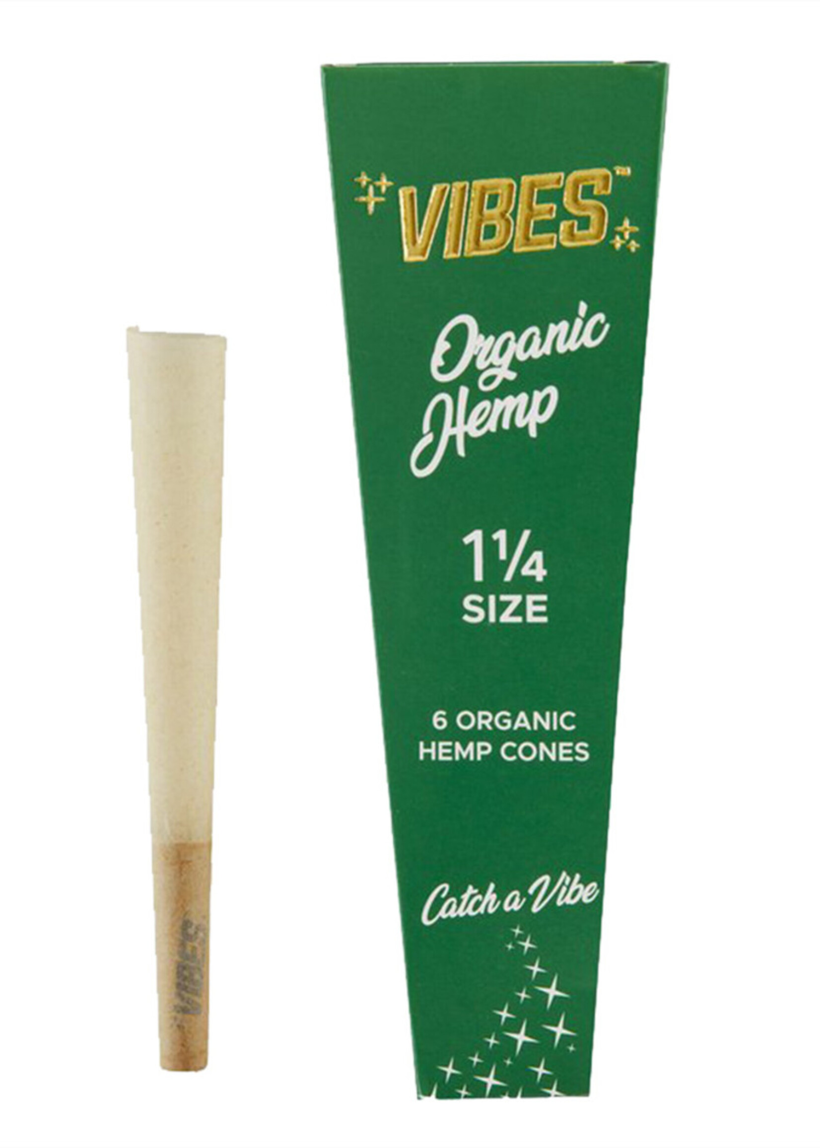 Vibes VIBES Organic Hemp Cones 1 1/4 Size