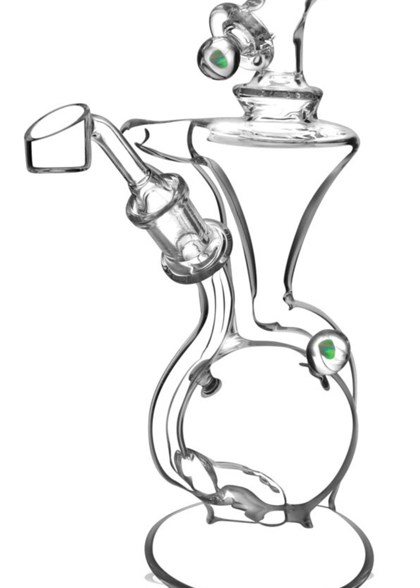 Pulsar Opal Marble Recycler Rig - 9.5" / 14mm Female - #1383