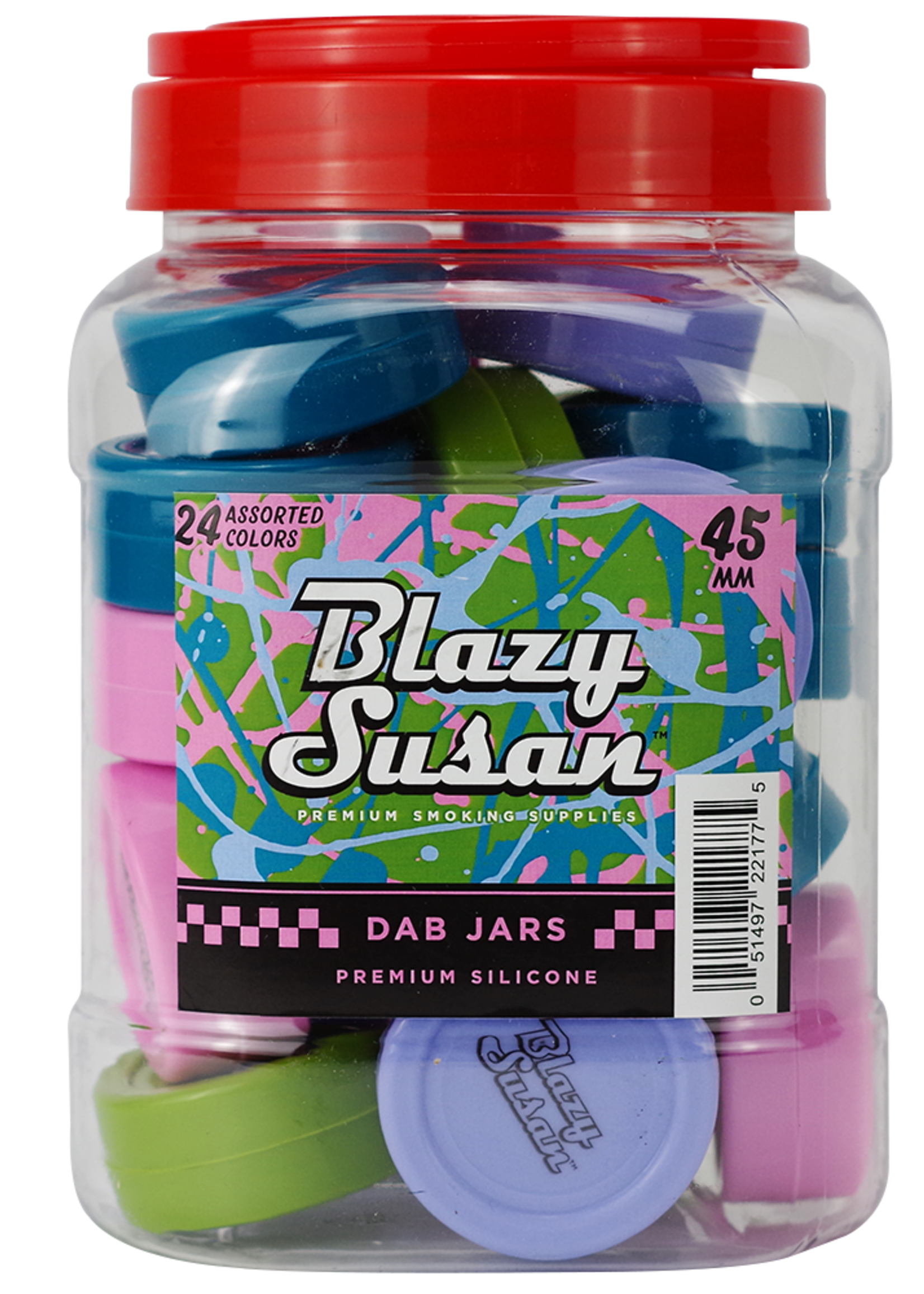 Blazy Susan Blazy Susan 45mm Silicone Jar  - #1775