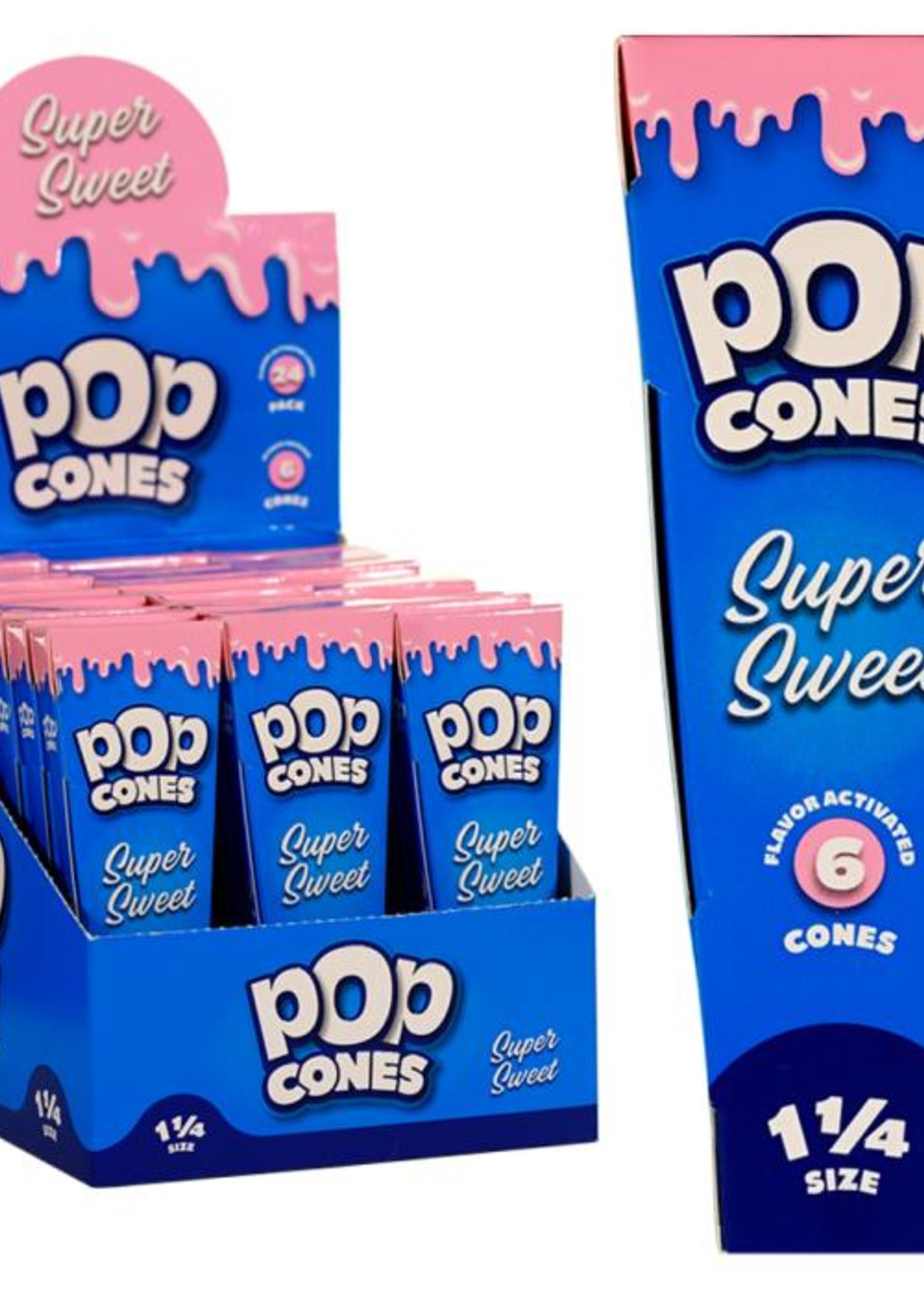 Pop Cones 1 1/4 - Super Sweet